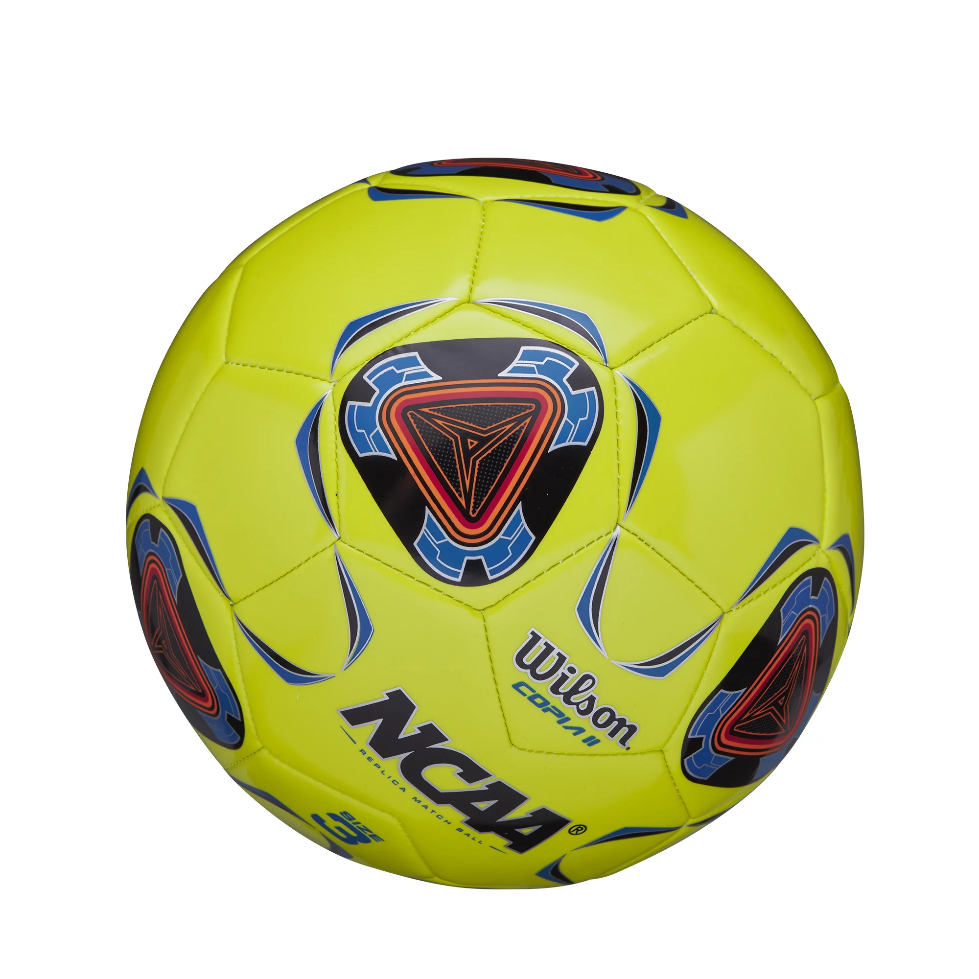 Wilson NCAA Copia II Soccer Ball, Size 5 – Optic Yellow