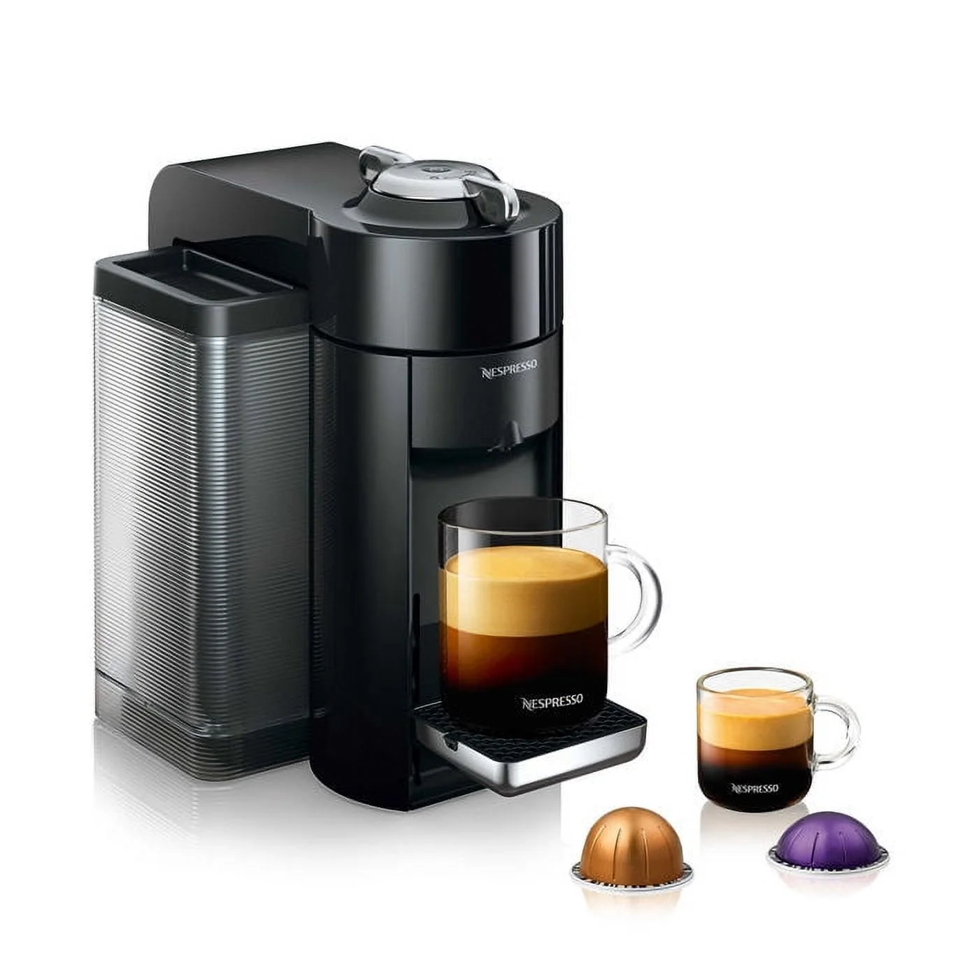 Nespresso Evoluo Coffee and Espresso Machine by De’Longhi, Black