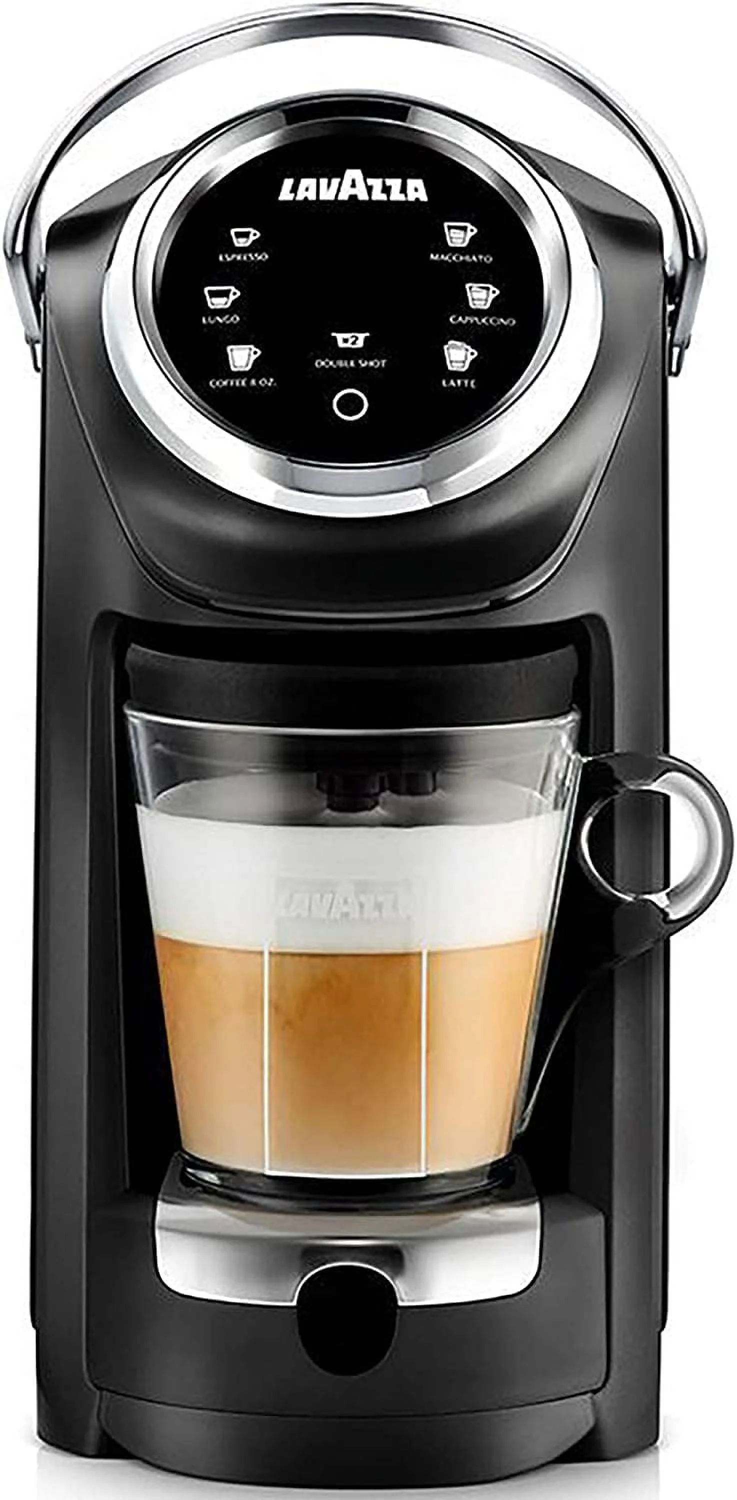 Lavazza Expert Coffee Classy Plus Single Serve ALL-IN-ONE Espresso & Coffee Brewer Machine – LB 400 – (Includes Built-in Milk Vessel/Frother)