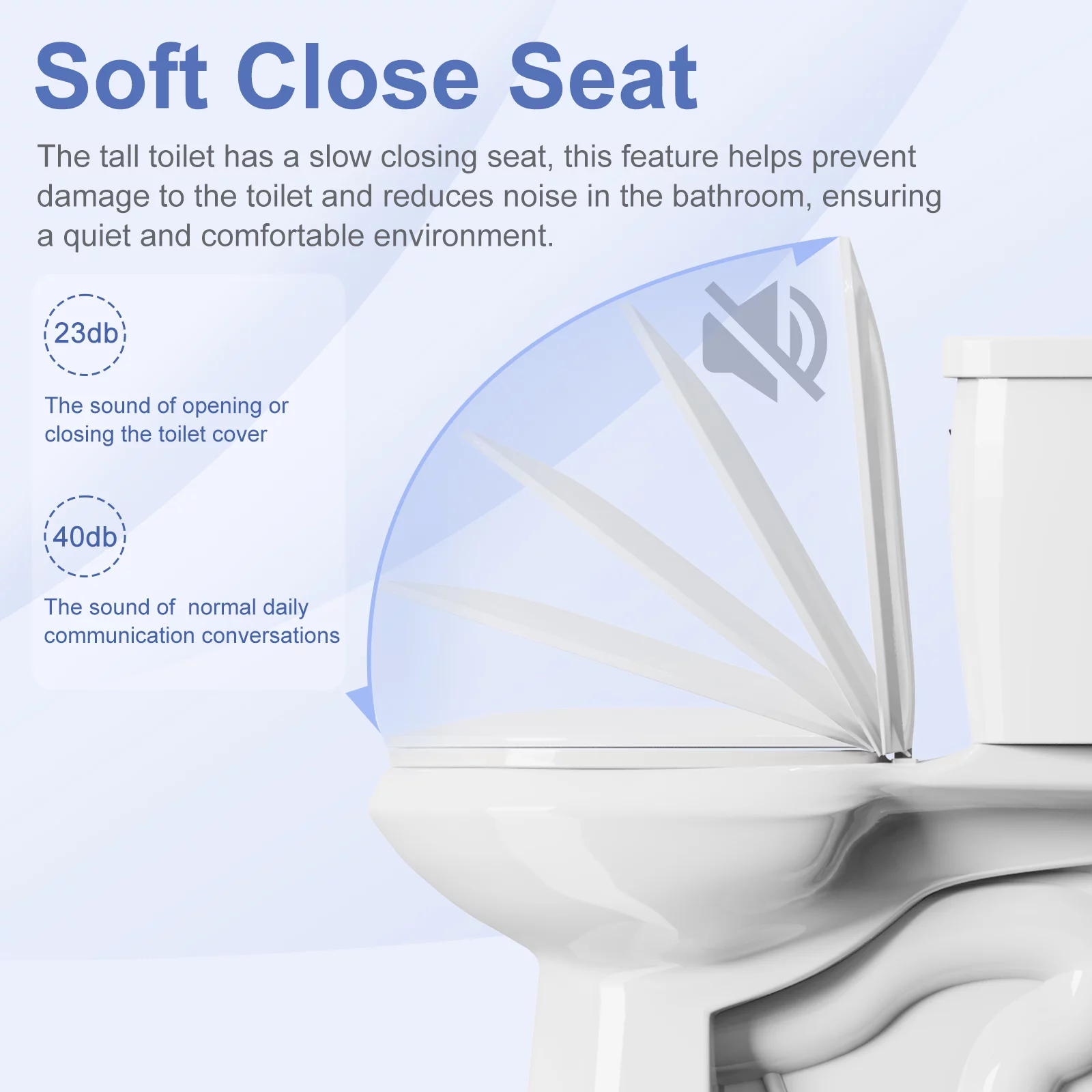 SUPERFLO Extra Tall Toilets | 21 Inch Toilet Bowl Height & 12-inch Rough-in | High Toilets For Seniors & Disabled | Two Piece Toilets For Bathrooms Comfort Height Elongated