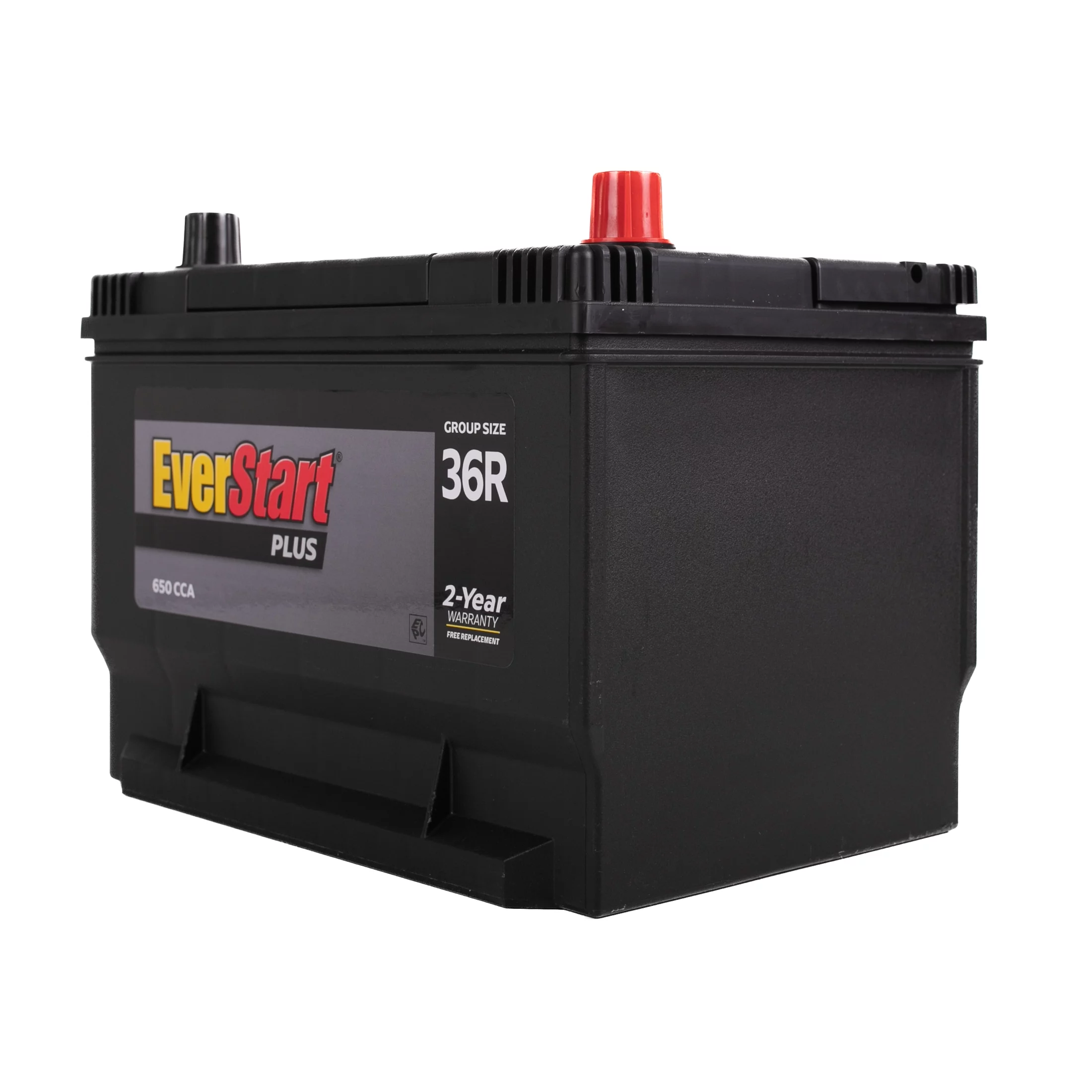 EverStart Plus Lead Acid Automotive Battery, Group Size 36R-3 (12 Volt/650 CCA)