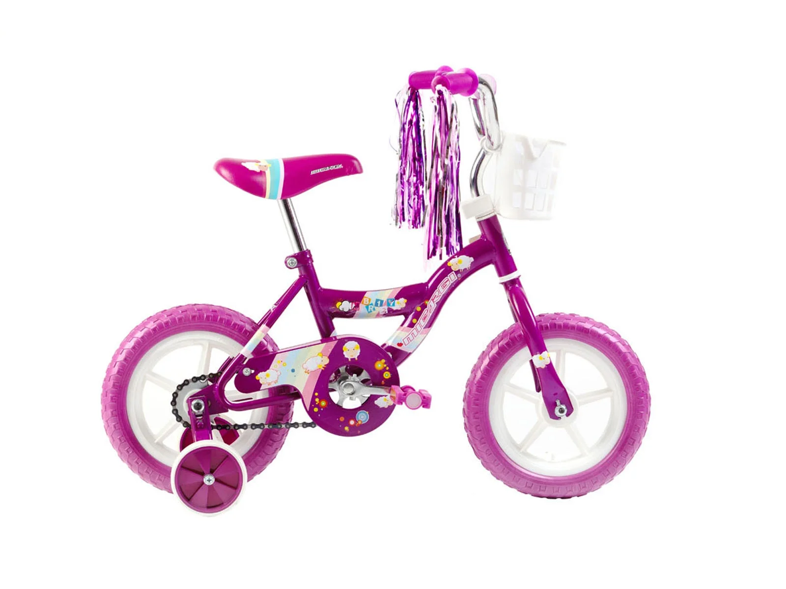 Wonderplay 12 inch Bike for 2-4 Years Old Kids, EVA Tires and Training Wheels,Great for Beginner