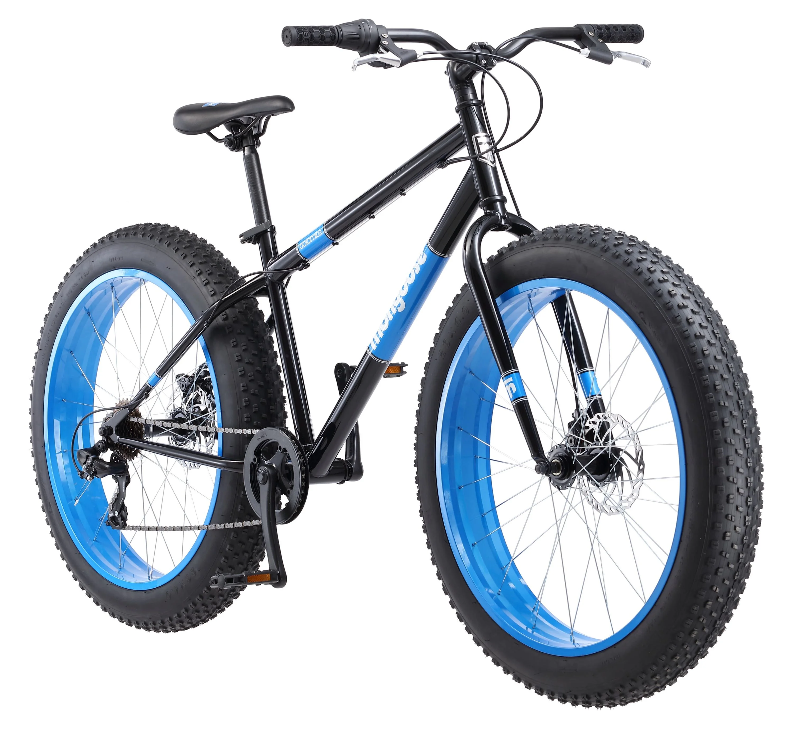 Mongoose 26″ Dolomite Mens Fat Tire Bike, 7 Speeds, Black