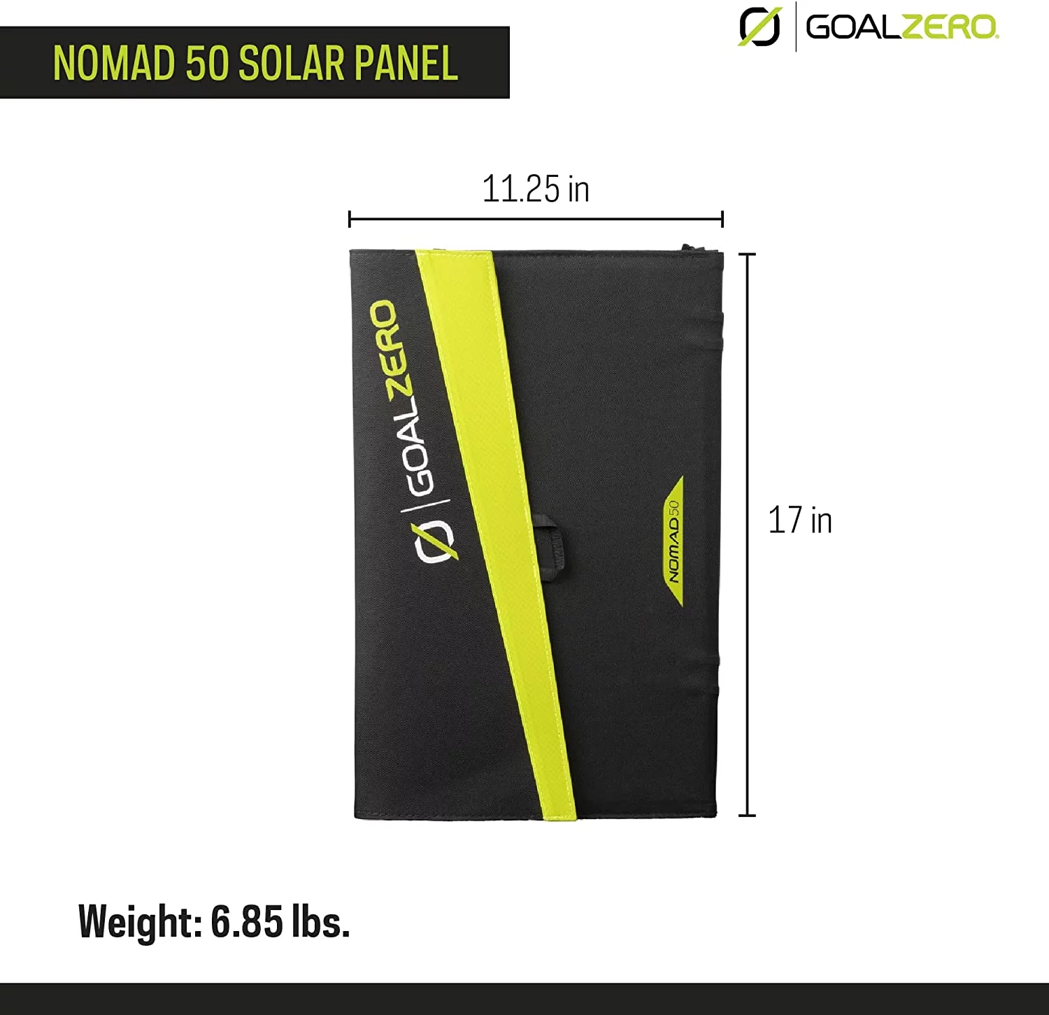 Goal Zero Nomad 20 Watt Monocrystalline Solar Panel with Adjustable Kickstand and USB Output