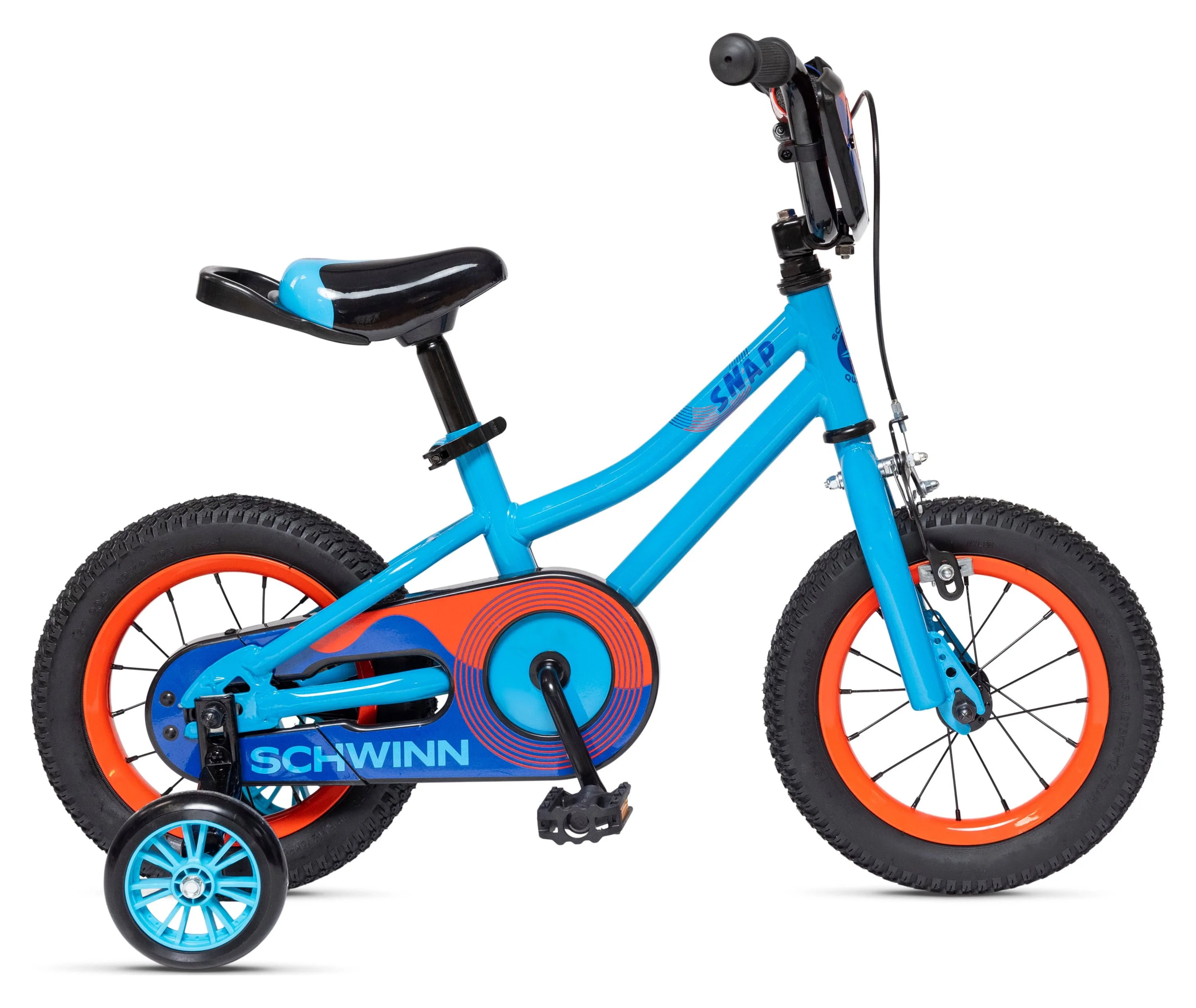 Schwinn Snap 12 inch Boys Kids Bike with Training Wheels, Ages 1-4, Blue