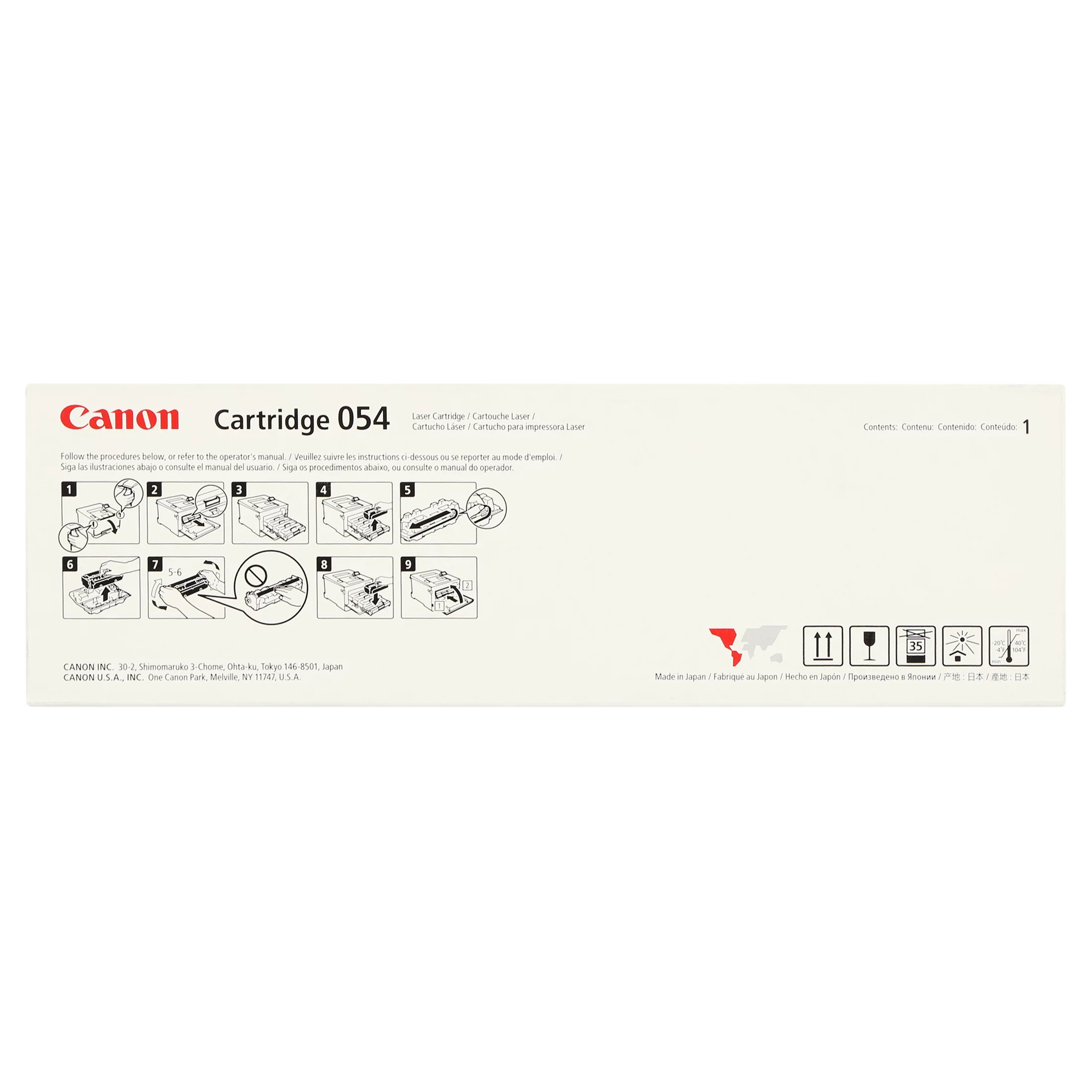 Genuine Canon Toner 054 Black, Standard – Yields Up To 1,500 Pages