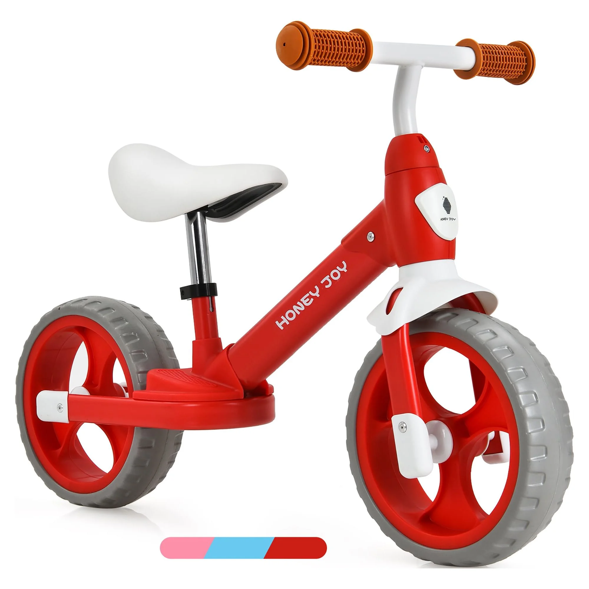 Honey Joy Kids Balance Bike Toddler Training Bicycle w/ Feetrests for 2-5 Years Old Blue