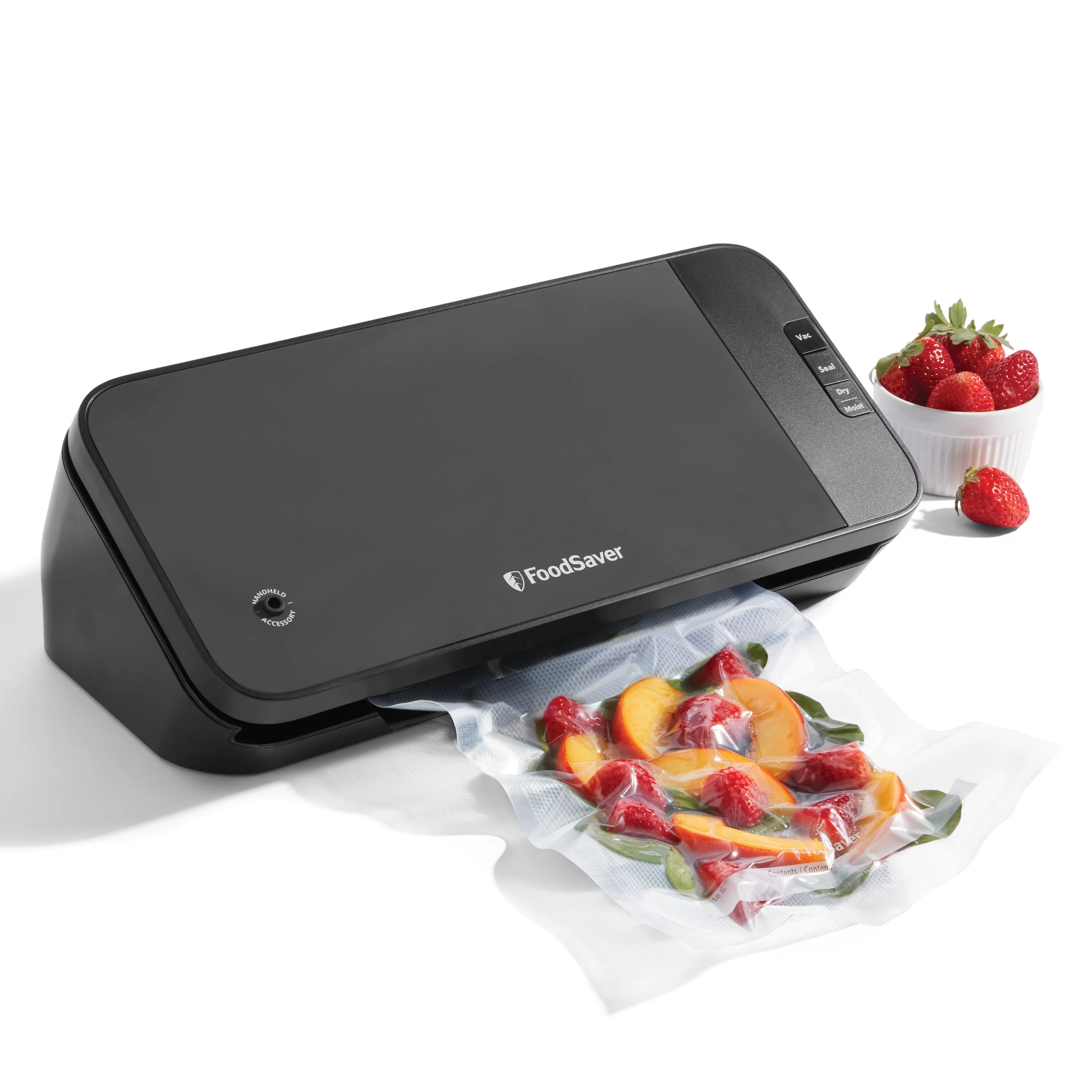 FoodSaver VS2110 Vacuum Sealing System, Food Vacuum Sealer. Black/Dark Gray