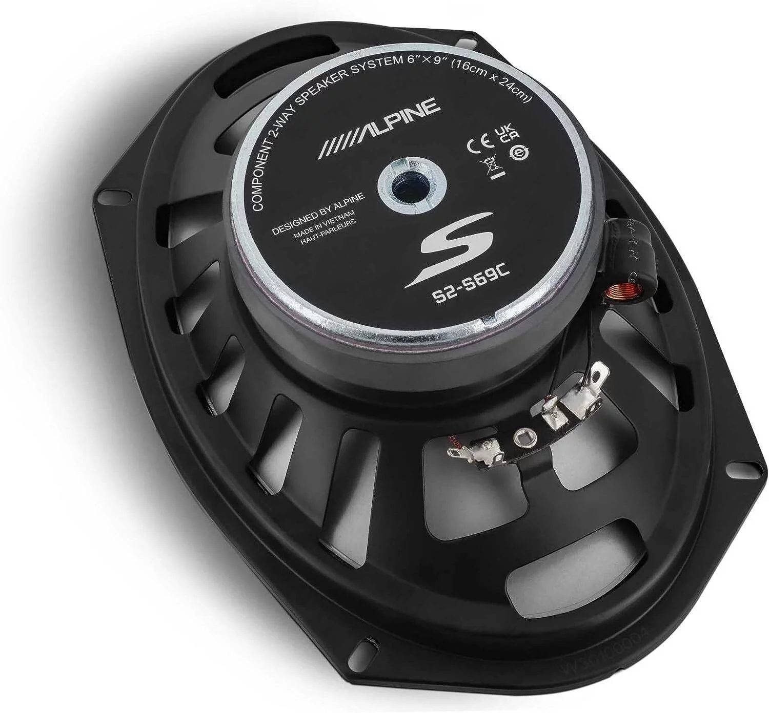 Alpine S Series S2-S69C 6×9″ Hi-Res Component Car Audio Speaker System