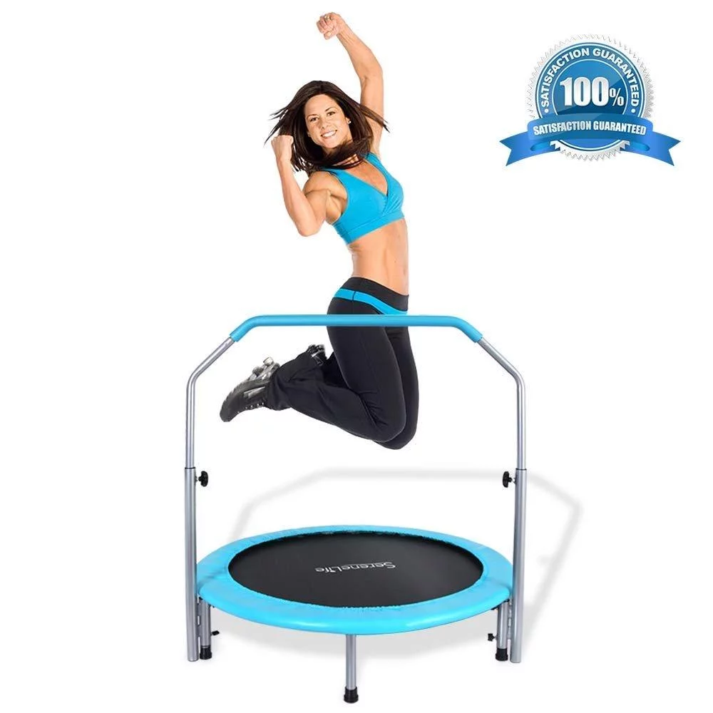 SereneLife 40” Foldable Round Trampoline