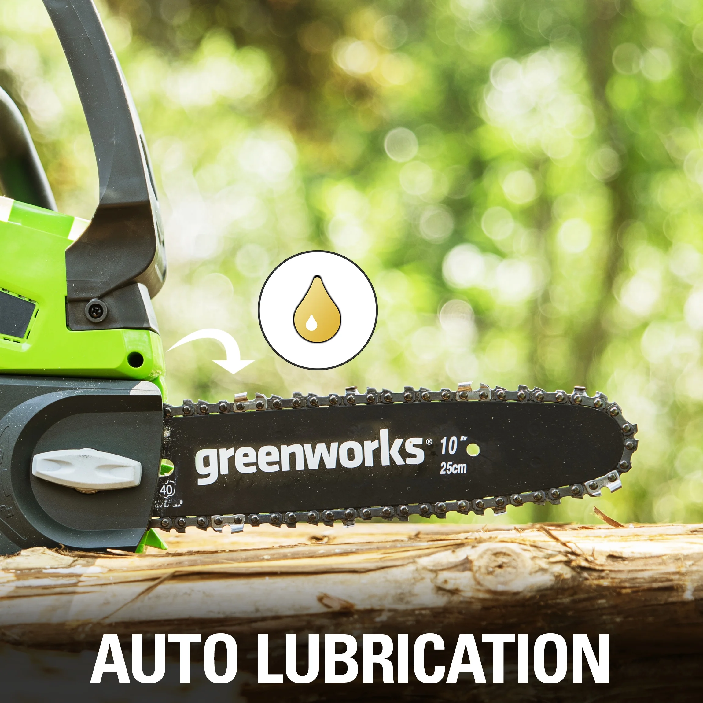 Greenworks 24V 10″ Battery Powered Chainsaw (Tool Only) 2000102