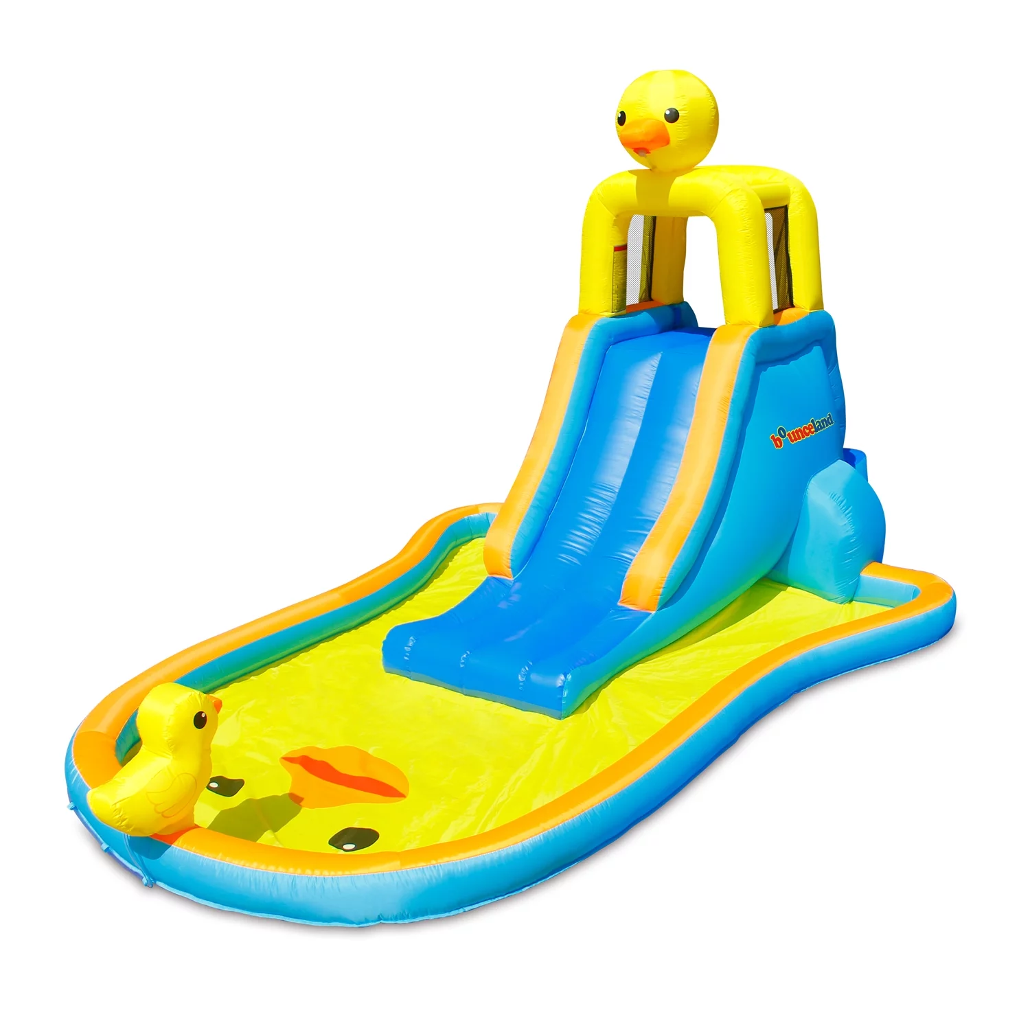 Bounceland Ducky Splash Water Slide with Pool with blower