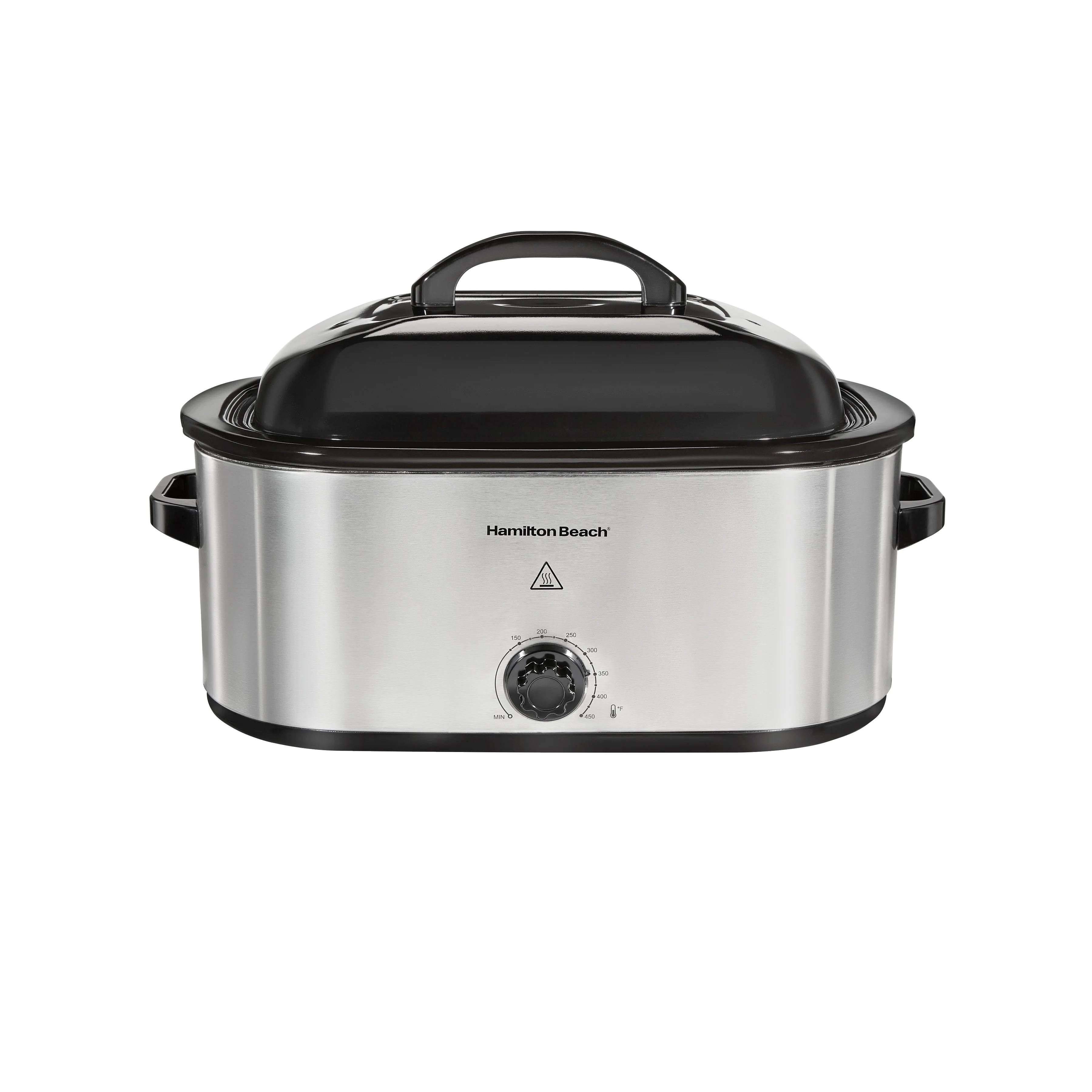 Hamilton Beach Electric Roaster Oven, 22 Quarts, Baking and Roasting, Stainless Steel Finish with Black Accents, 32215