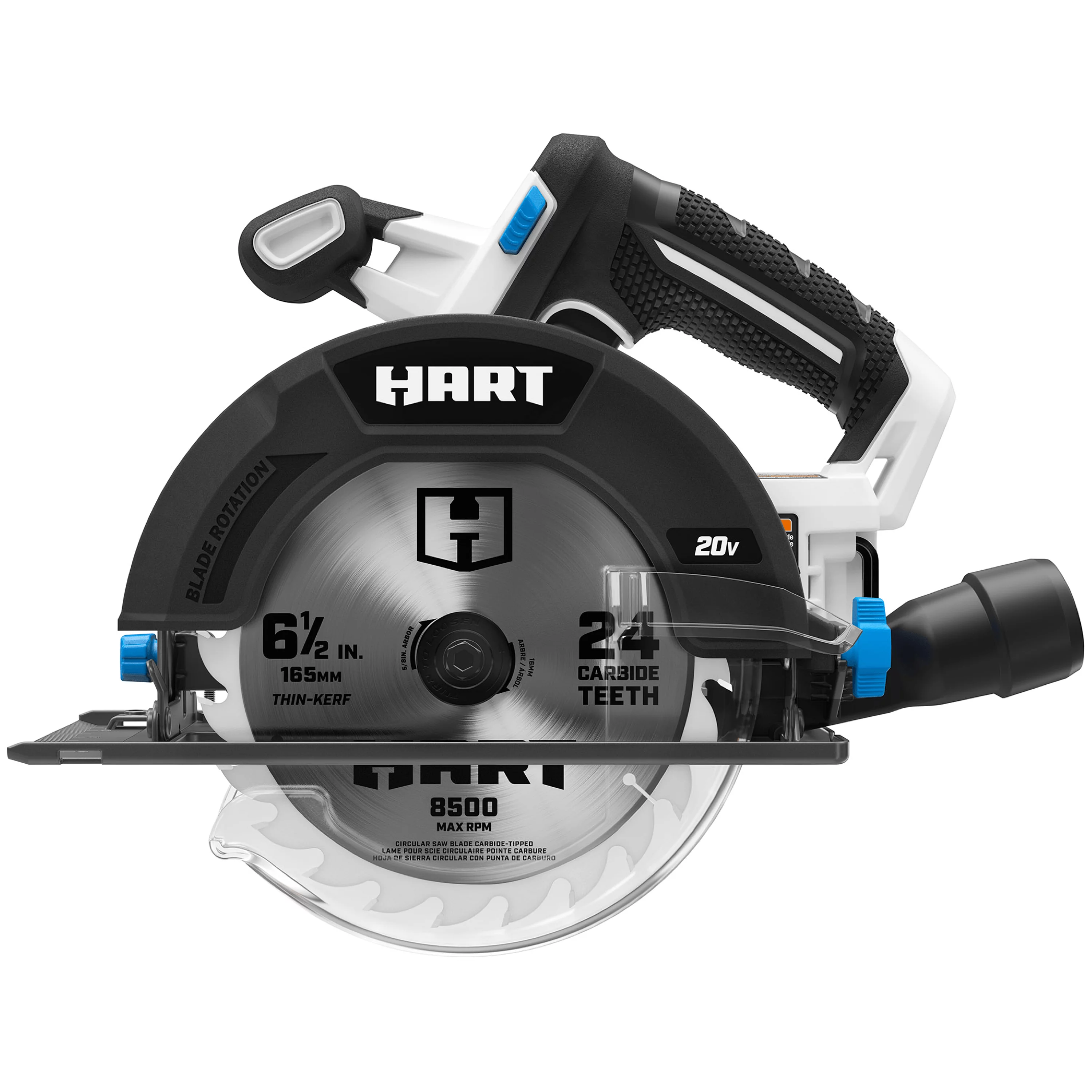 HART 20-Volt 6-1/2-inch Battery-Powered Circular Saw (Battery Not Included)