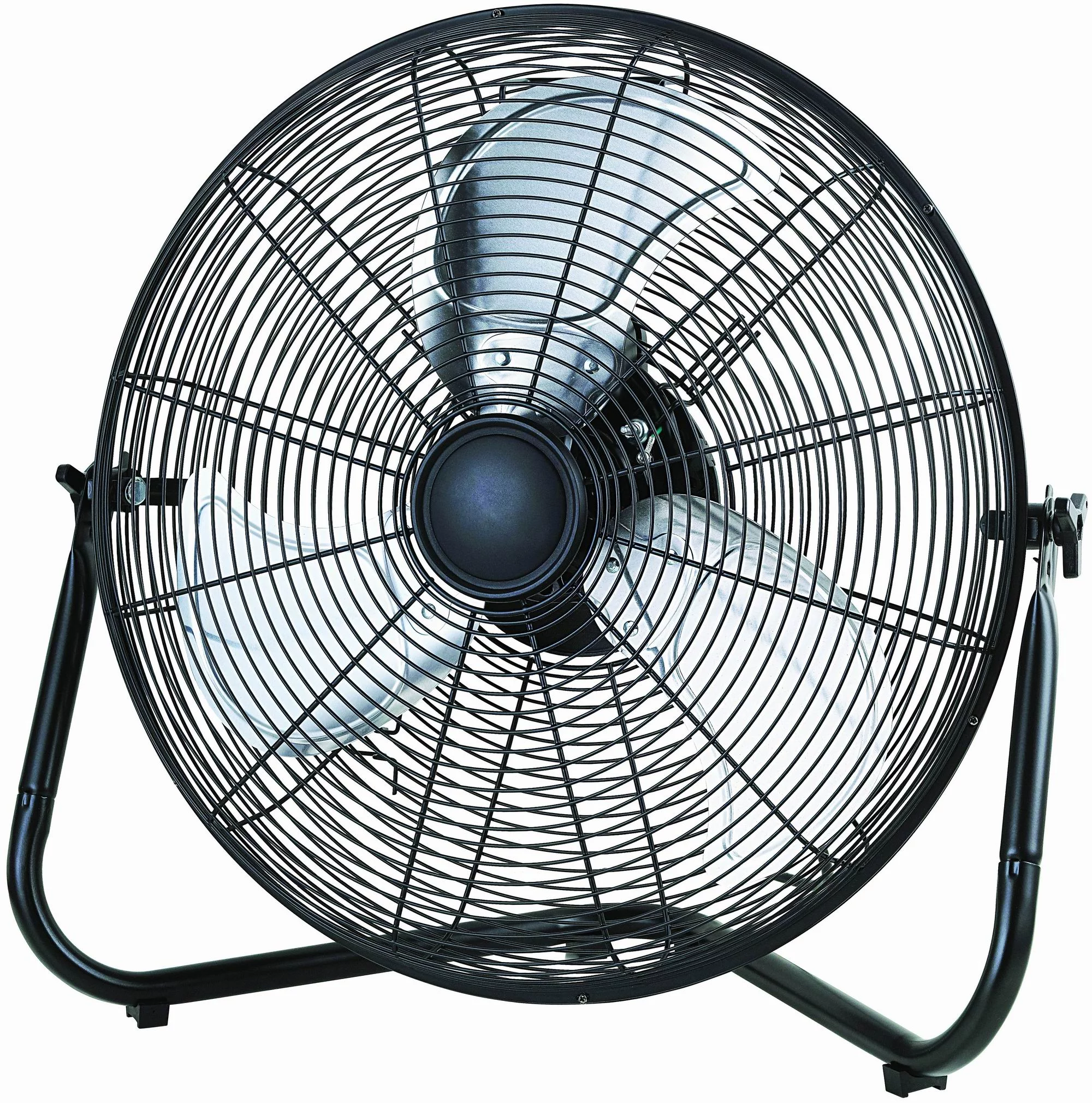 Mainstays 20 inch New 3-Speed High Velocity Steel Floor Fan, Black