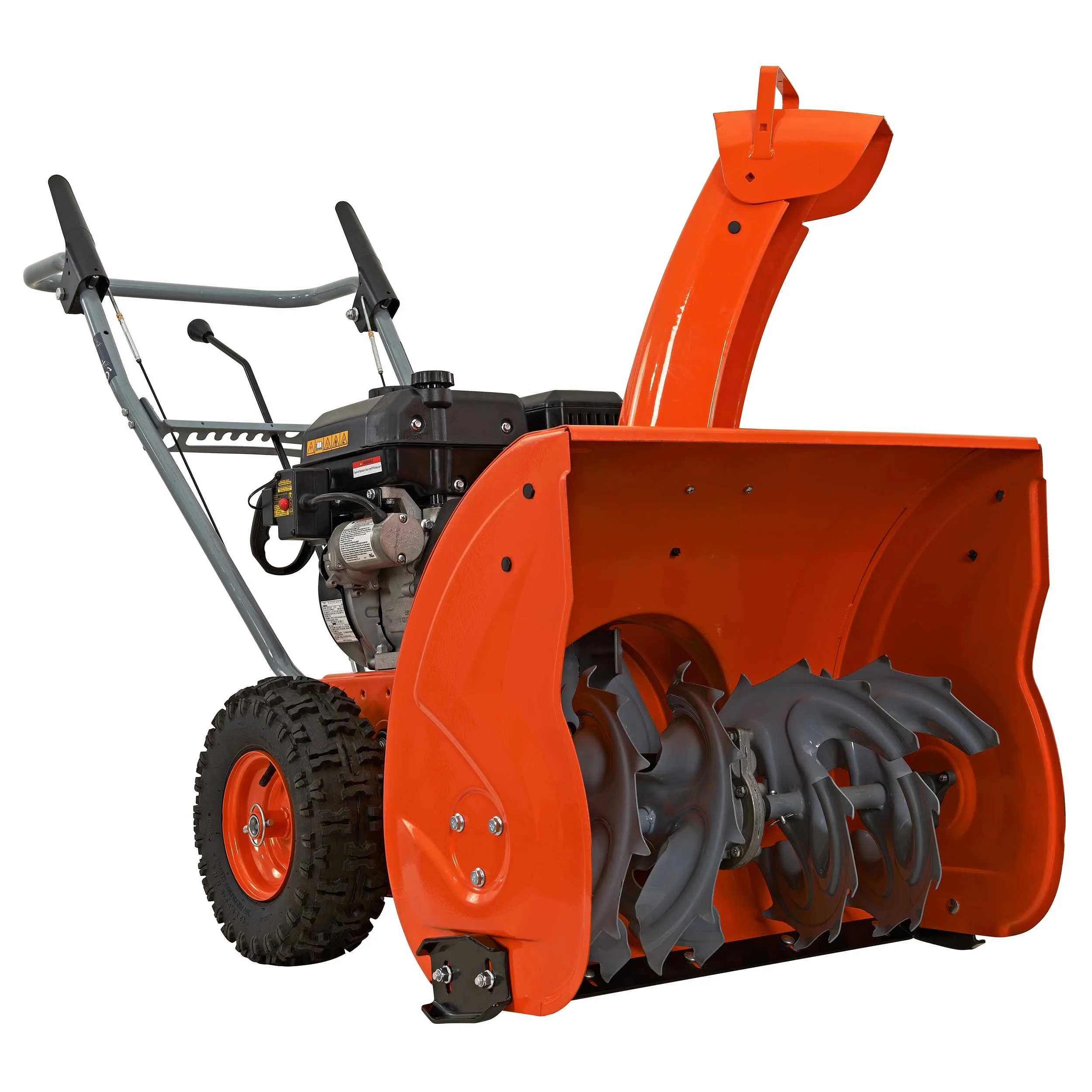 24 in. 212cc Two-stage Self-propelled Gas Snow Blower with Push-button Electric Start