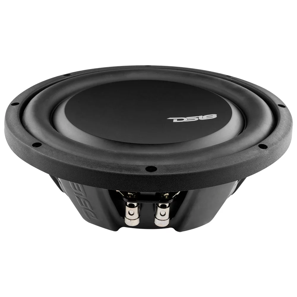 DS18 10″ Subwoofer 1000W Dual 4 Ohm Water Resistant Marine Audio Black