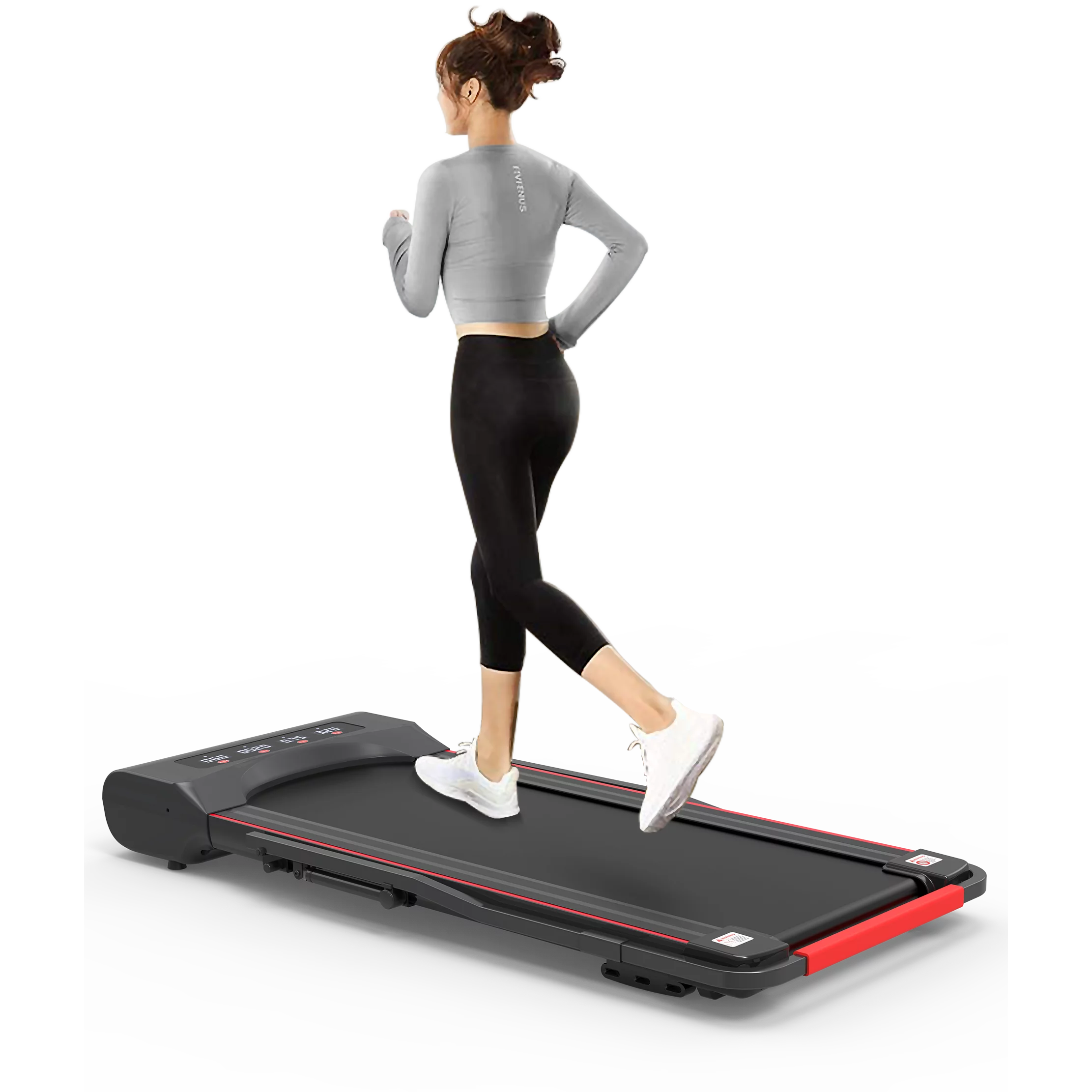 Clearance! Under Desk Treadmill 2 in 1 Walking Machine, Portable, Folding, Electric, Motorized, Walking and Jogging Machine with Remote Control for Home and Office Workout