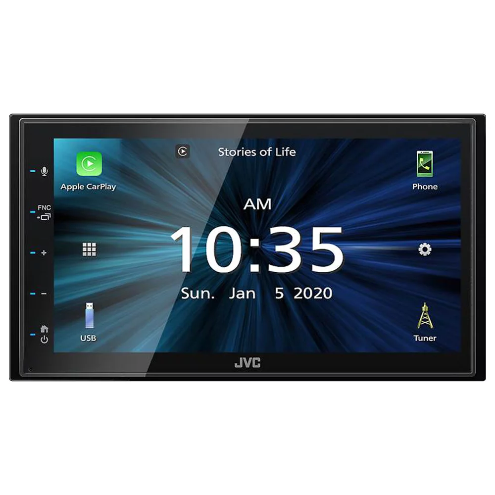 New JVC KW-M560BT 6.8″ Multimedia Receiver (Does not play CDs) with SiriusXM Tuner