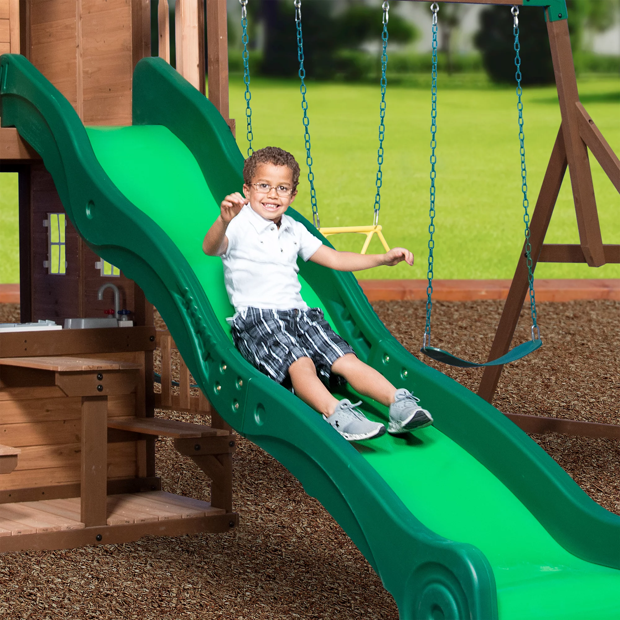 Backyard Discovery Mount Triumph Swing Set