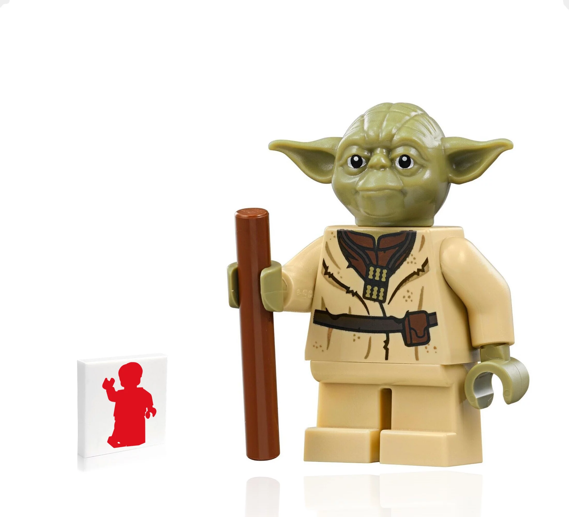 LEGO Star Wars Minifigure from Yoda’s Hut – Yoda with Staff (75330)