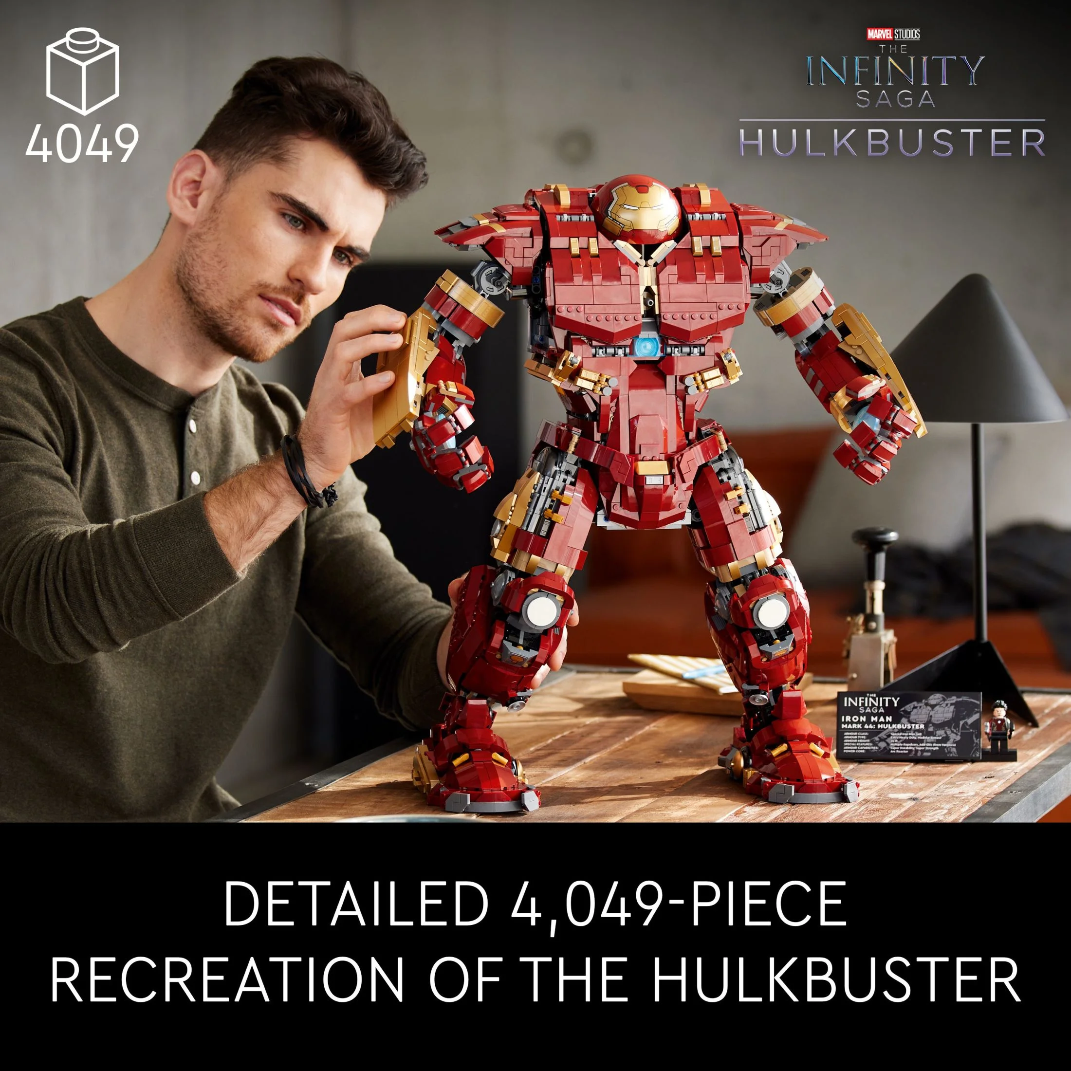 LEGO Marvel Hulkbuster 76210 Building Set – Avengers Movie Inspired Building Set with Minifigure, Authentic Display Model for Adults and Age of Ultron Enthusiasts Ages 18+