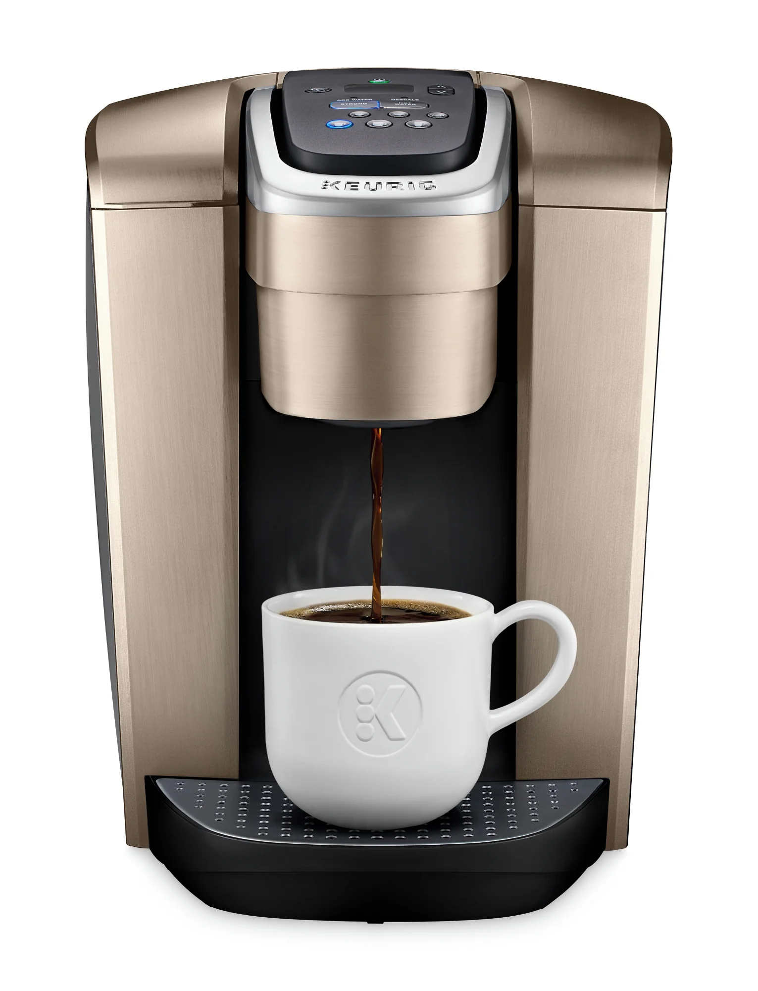 Keurig K-Elite Single-Serve K-Cup Pod Coffee Maker, Brushed Silver