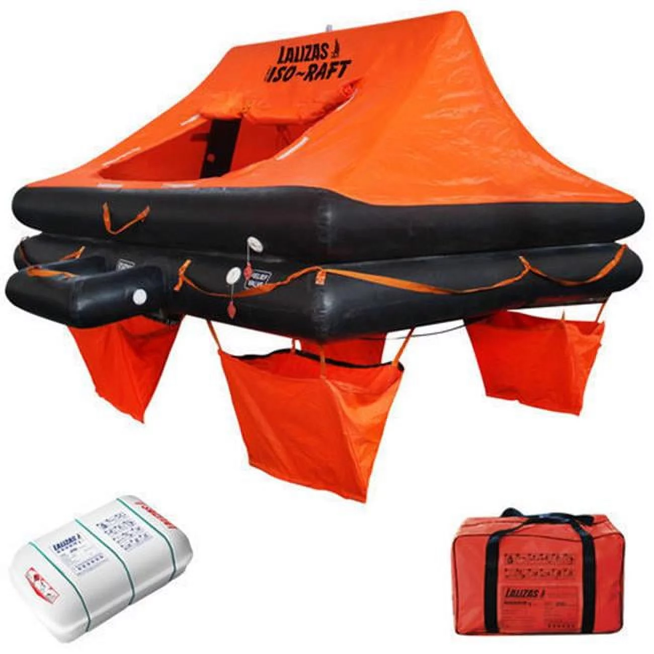 Datrex DUY6CCR 6 Person Liberty Recreational Offshore Raft with Liferaft in Container