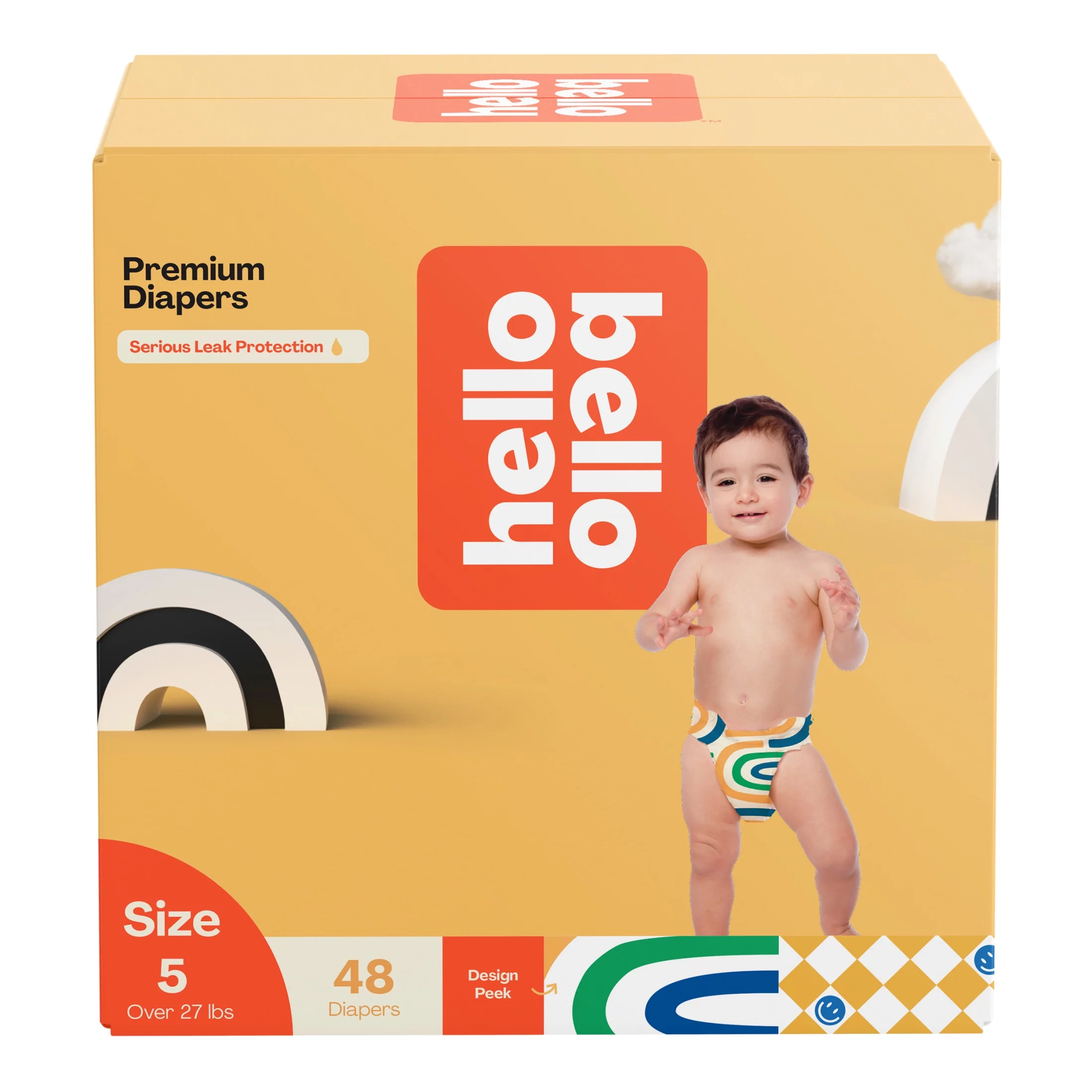 Hello Bello Premium Baby Diapers, Toddler Size 5, 48 Count (Select for More Options)