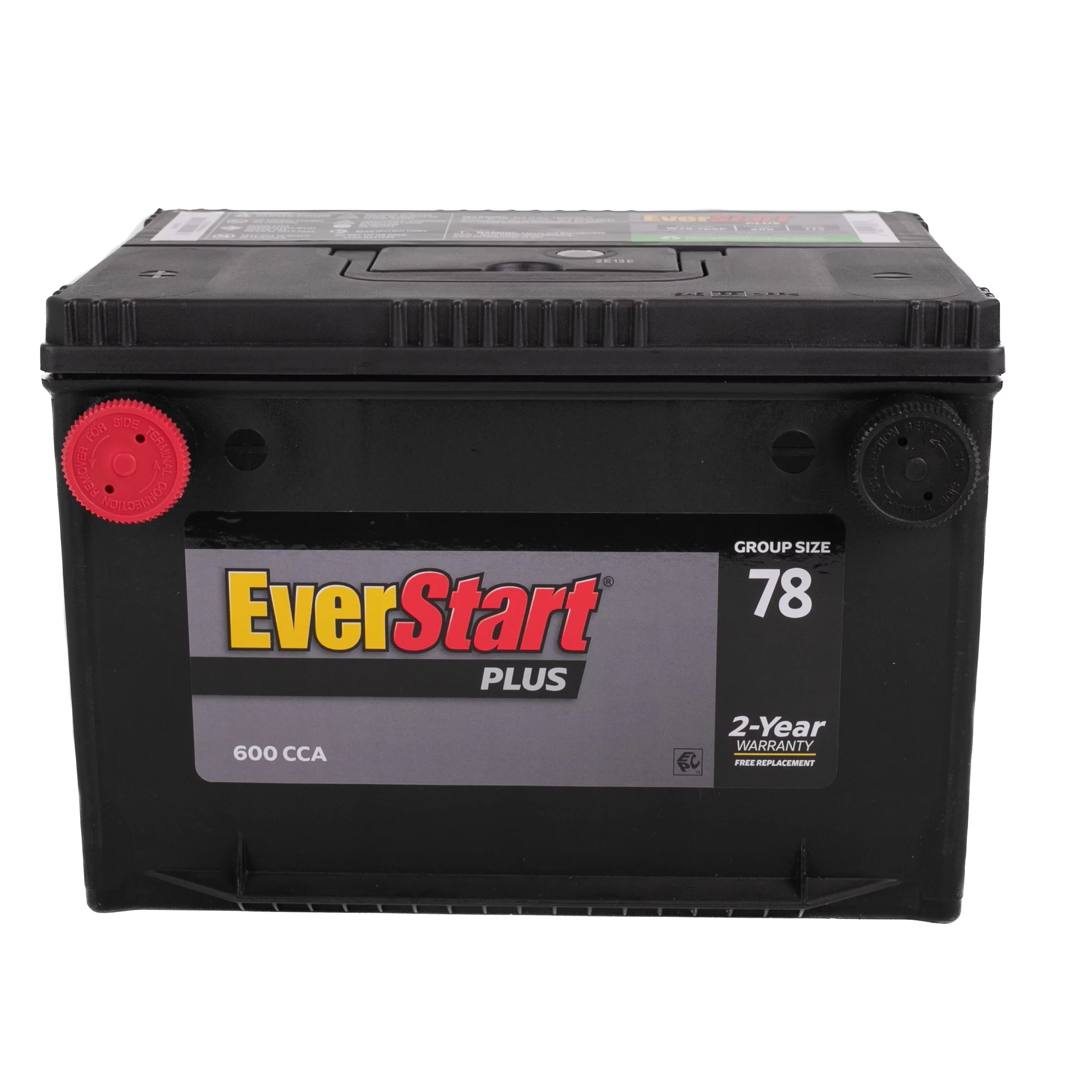 EverStart Plus Lead Acid Group 78 Automotive Battery 12 Volts/600 CCA