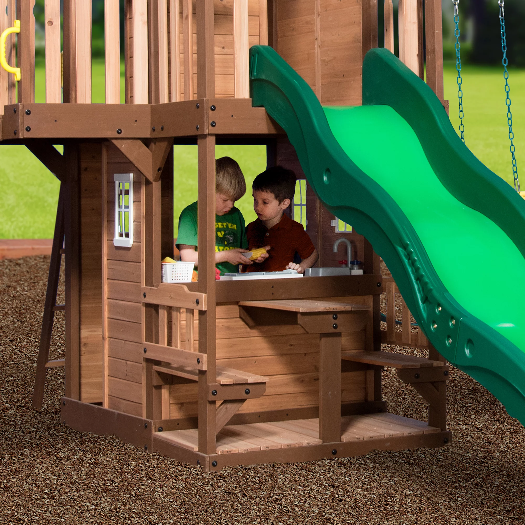 Backyard Discovery Mount Triumph Swing Set