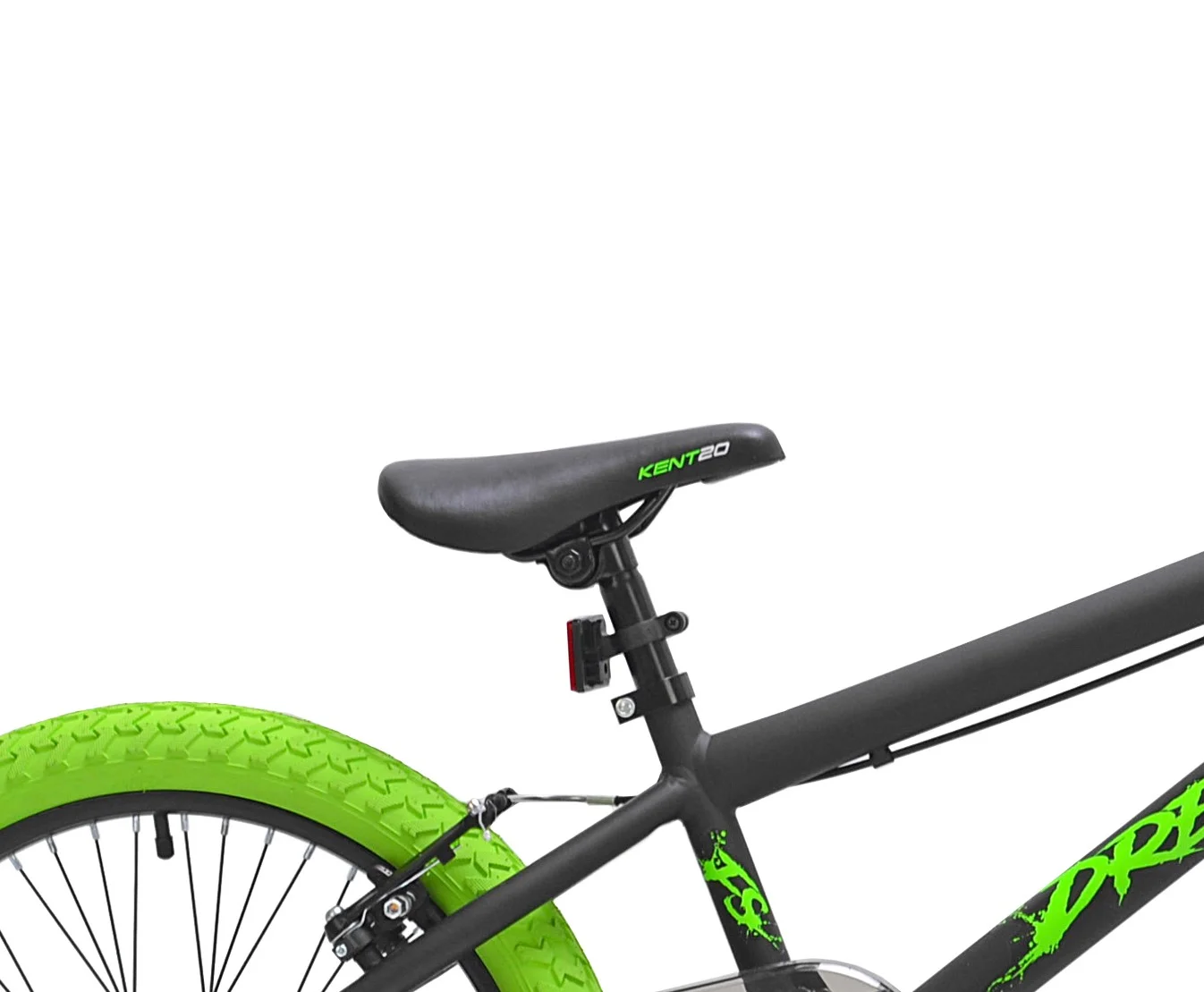 Kent 20 In. Dread BMX Boys Bike, Green and Black