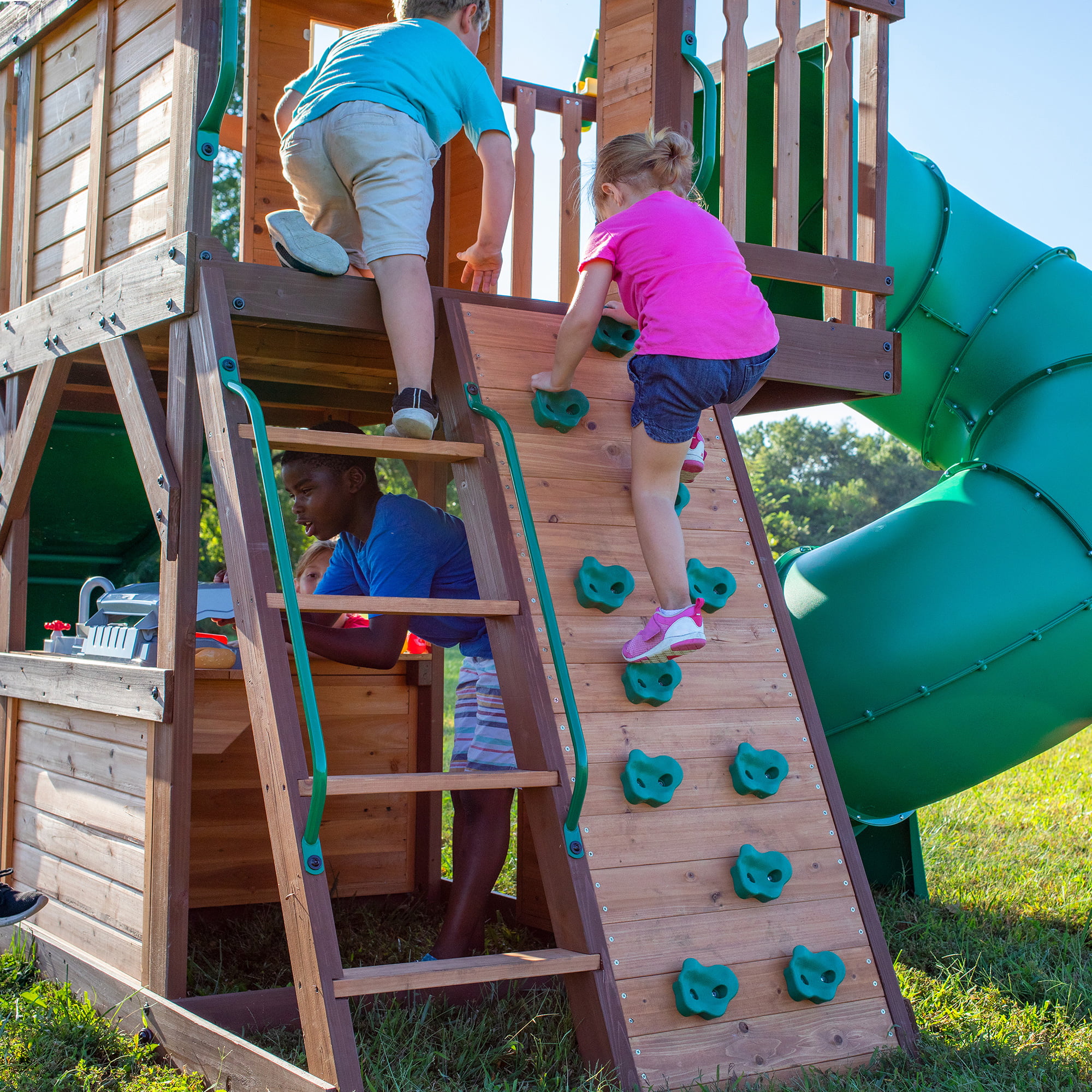 Backyard Discovery Cedar Cove Swing Set