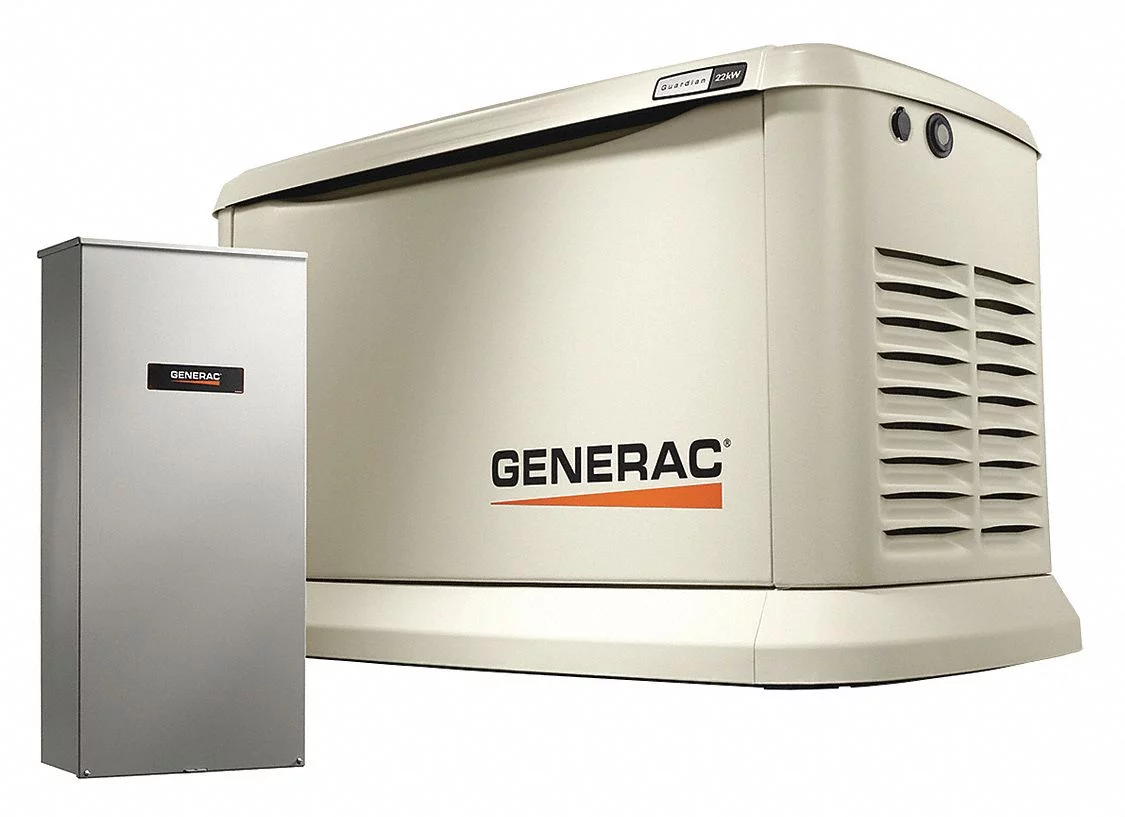 Generac Automatic Standby Generator,67dBA,44″H 7043