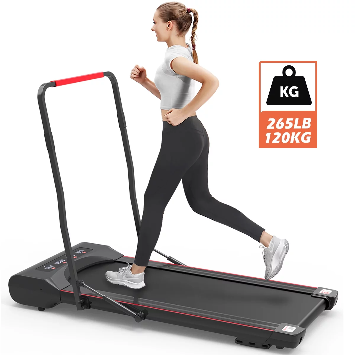 Clearance! Under Desk Treadmill 2 in 1 Walking Machine, Portable, Folding, Electric, Motorized, Walking and Jogging Machine with Remote Control for Home and Office Workout