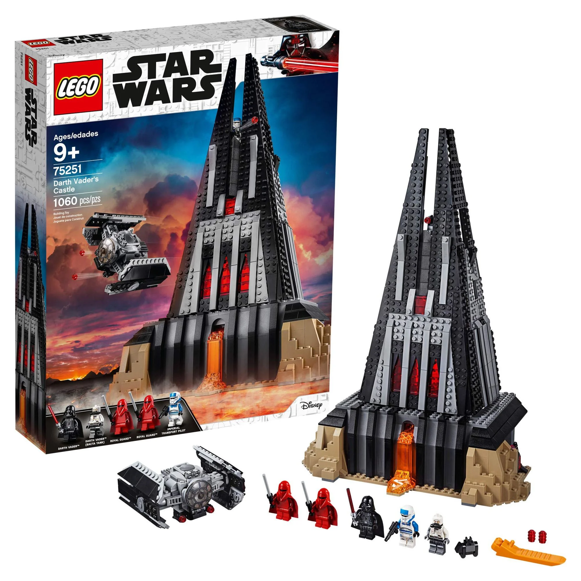 LEGO Star Wars Darth Vaders Castle 75251 Building Kit (1060 Pieces)