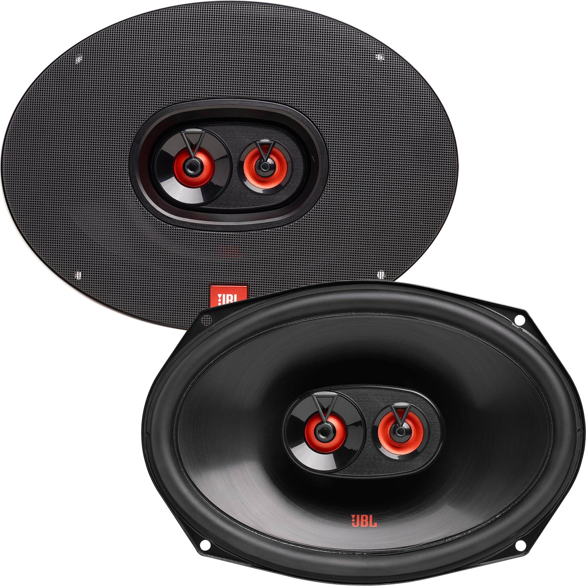 JBL Compatible With Dodge Ram 94-09, A pair of CLUB-9632AM 6×9″ Three Way Speakers and A pair of CLUB-522FAM 5.25″ Coax Speakers