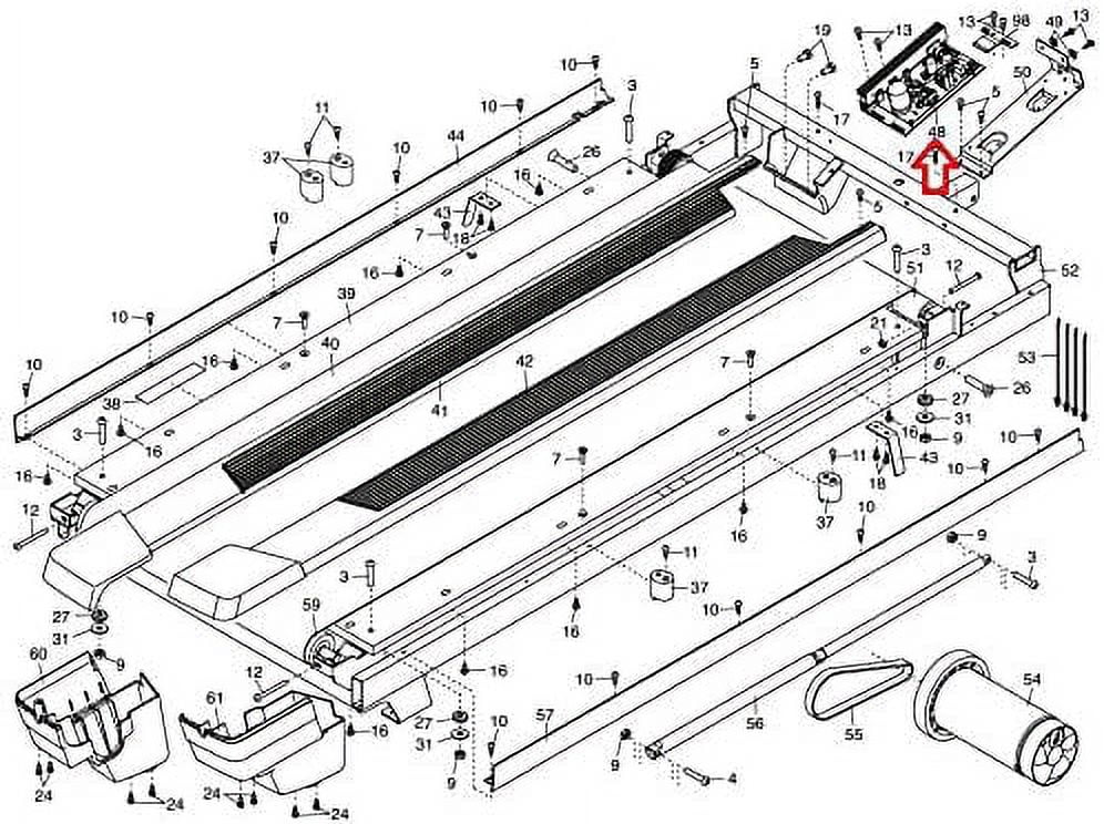 Icon Health & Fitness, Inc. Lower Motor Control Board Controller 391566 or MC1618DLS Works W NordicTrack ProForm Treadmill