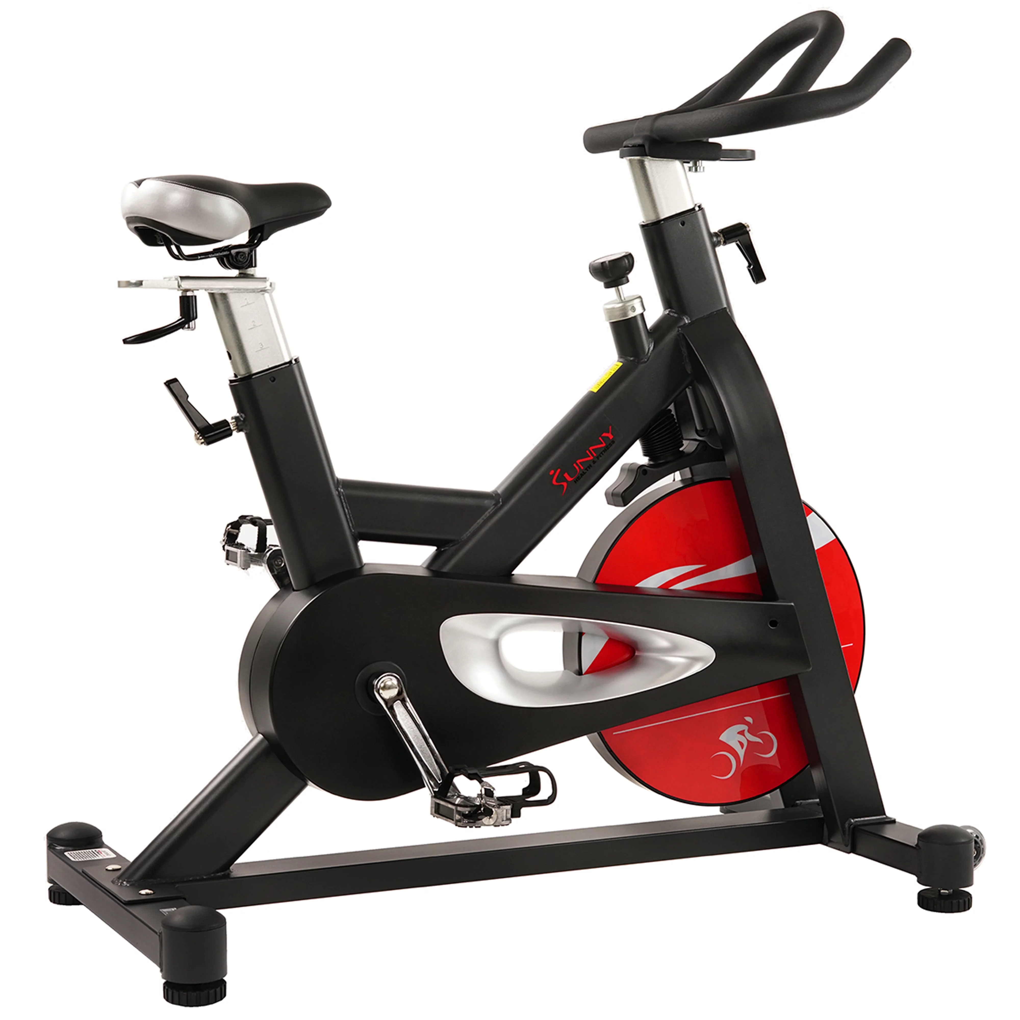 Sunny Health & Fitness Evolution Pro Magnetic Indoor Cycling Exercise Bike, High Weight Capacity, Heavy Flywheel, SF-B1714