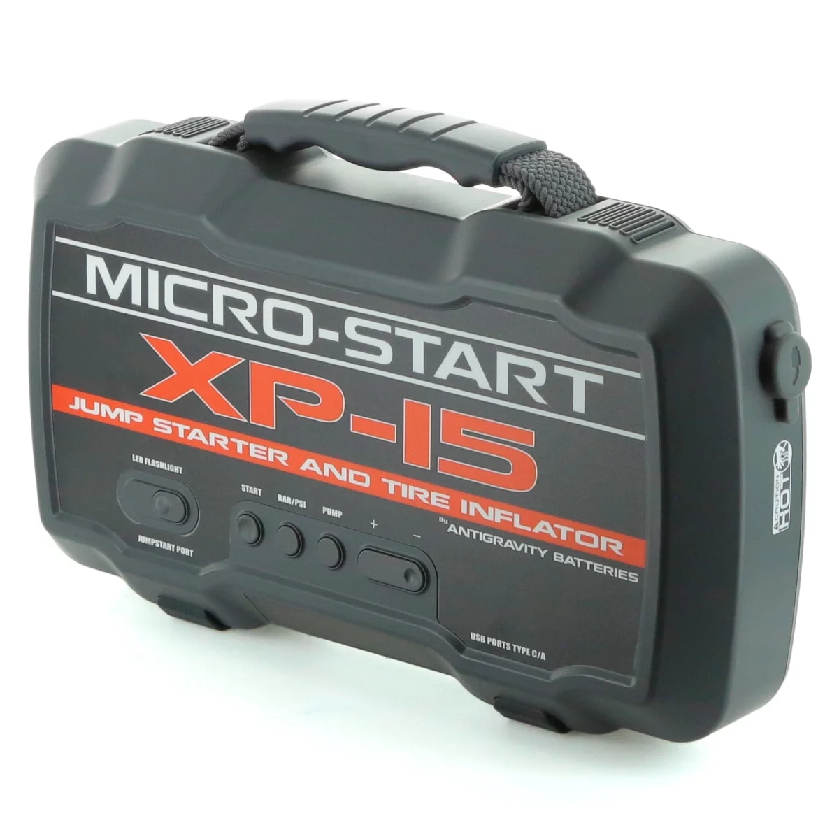 Antigravity MICRO-START XP-15 Lithium Portable Jump-Starter with Air Compressor, Upto 2000 Amps 12V Power Bank