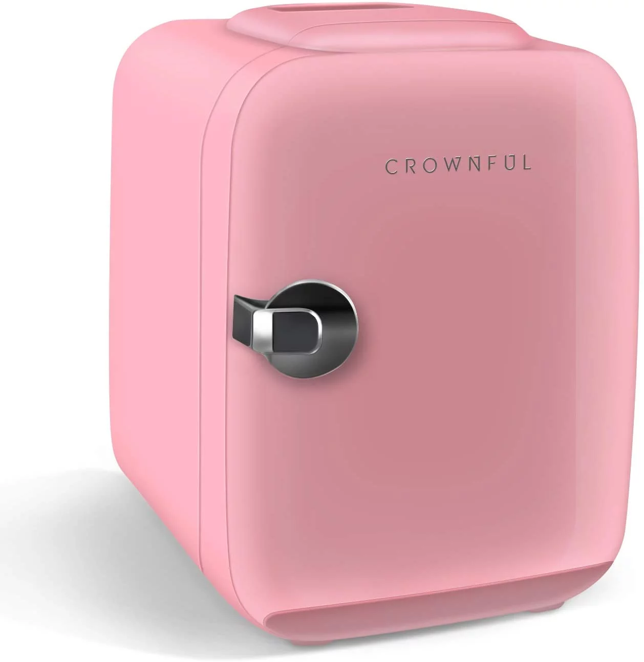 CROWNFUL Mini Fridge, 4 Liter/6 Can Portable Cooler and Warmer Personal Refrigerator, AC/DC,Blue