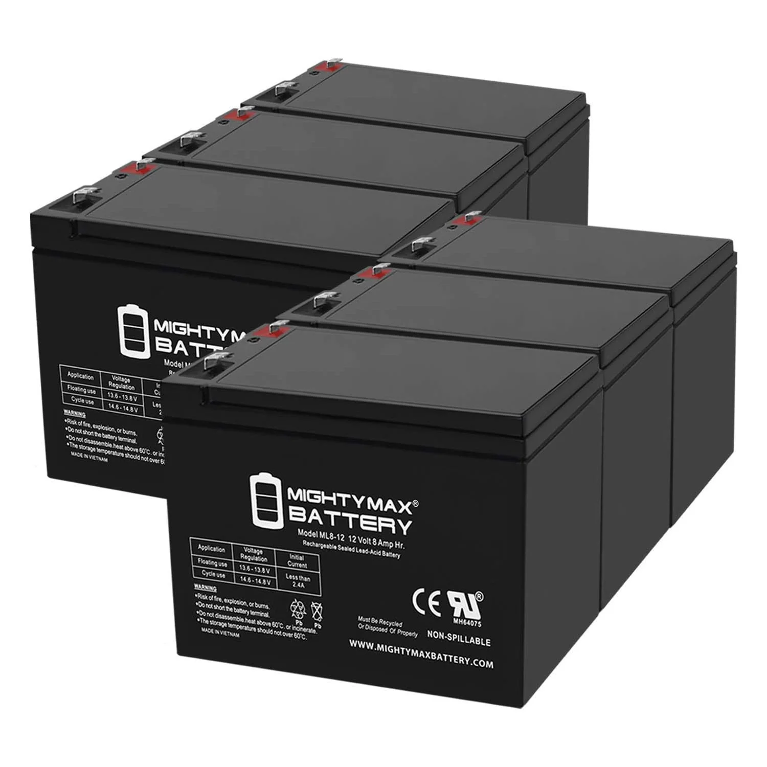 12V 8Ah Razor E300, E 300 13113640 Electric Scooter Battery