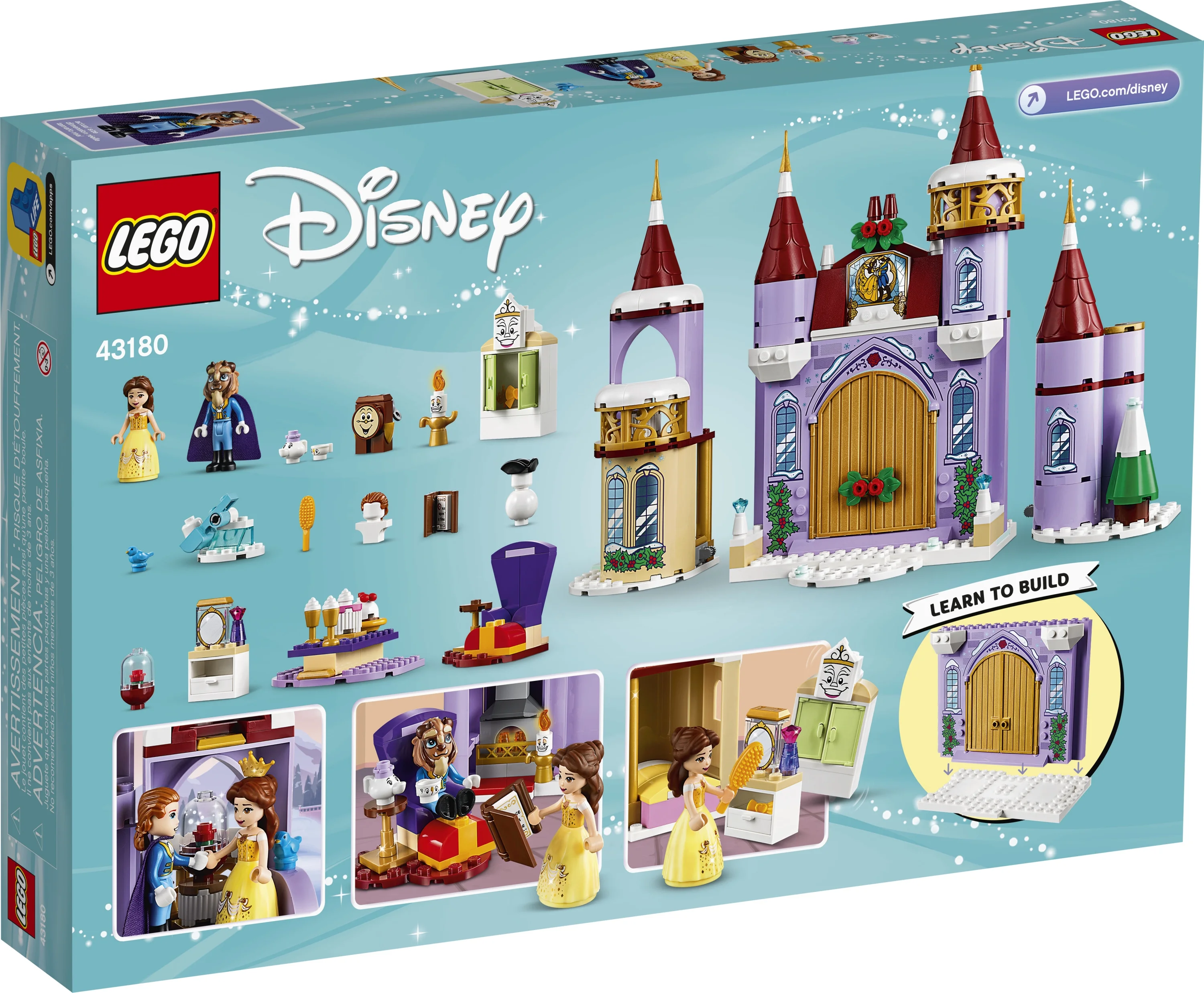 LEGO Disney Princess Series – Beauty and the Beast – Belle’s Castle Winter Celebration 43180