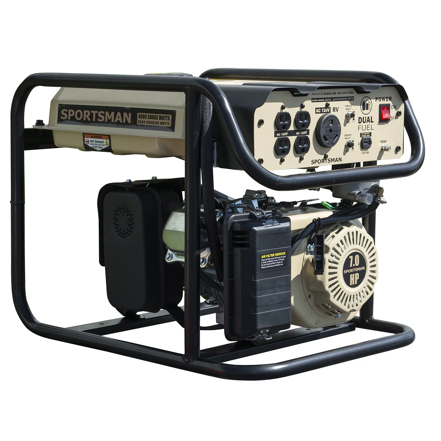 Sportsman Sandstorm 4000 Watt Dual Fuel Generator – Not CARB Approved