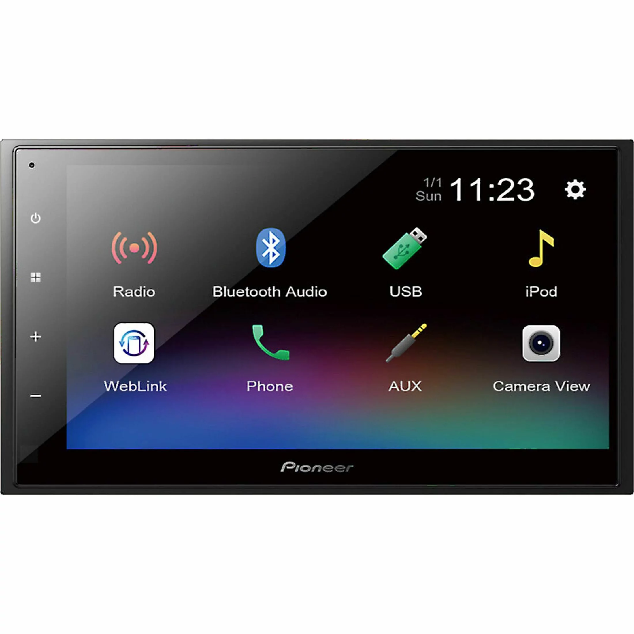 Pioneer 6.8 inch Capacitive Touchscreen Amazon Alexa, Back-up Camera Ready – Digital Media Receiver – Black