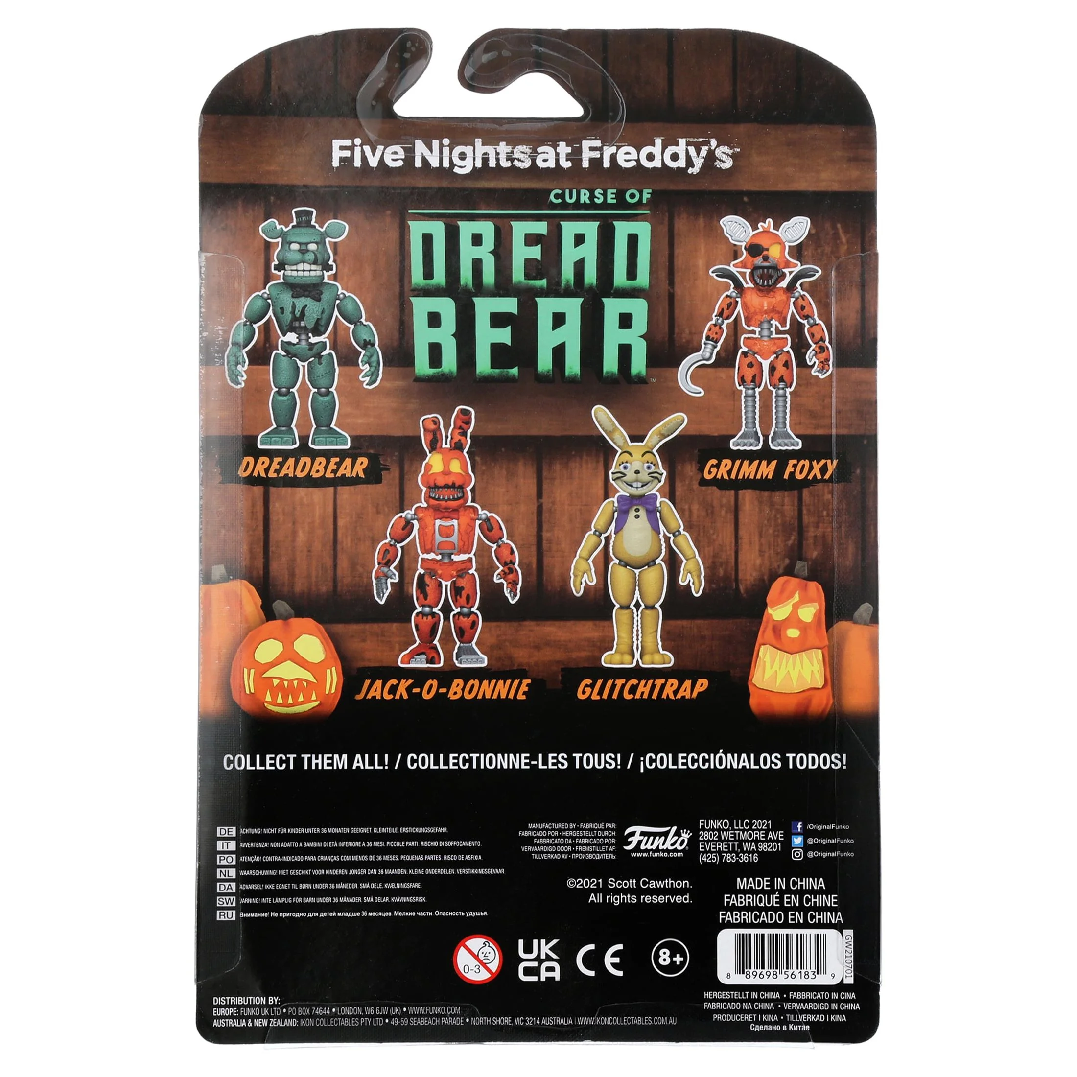 Funko Action Figure: Five Nights at Freddy’s: Curse of Dreadbear – Captain Foxy – Walmart Exclusive