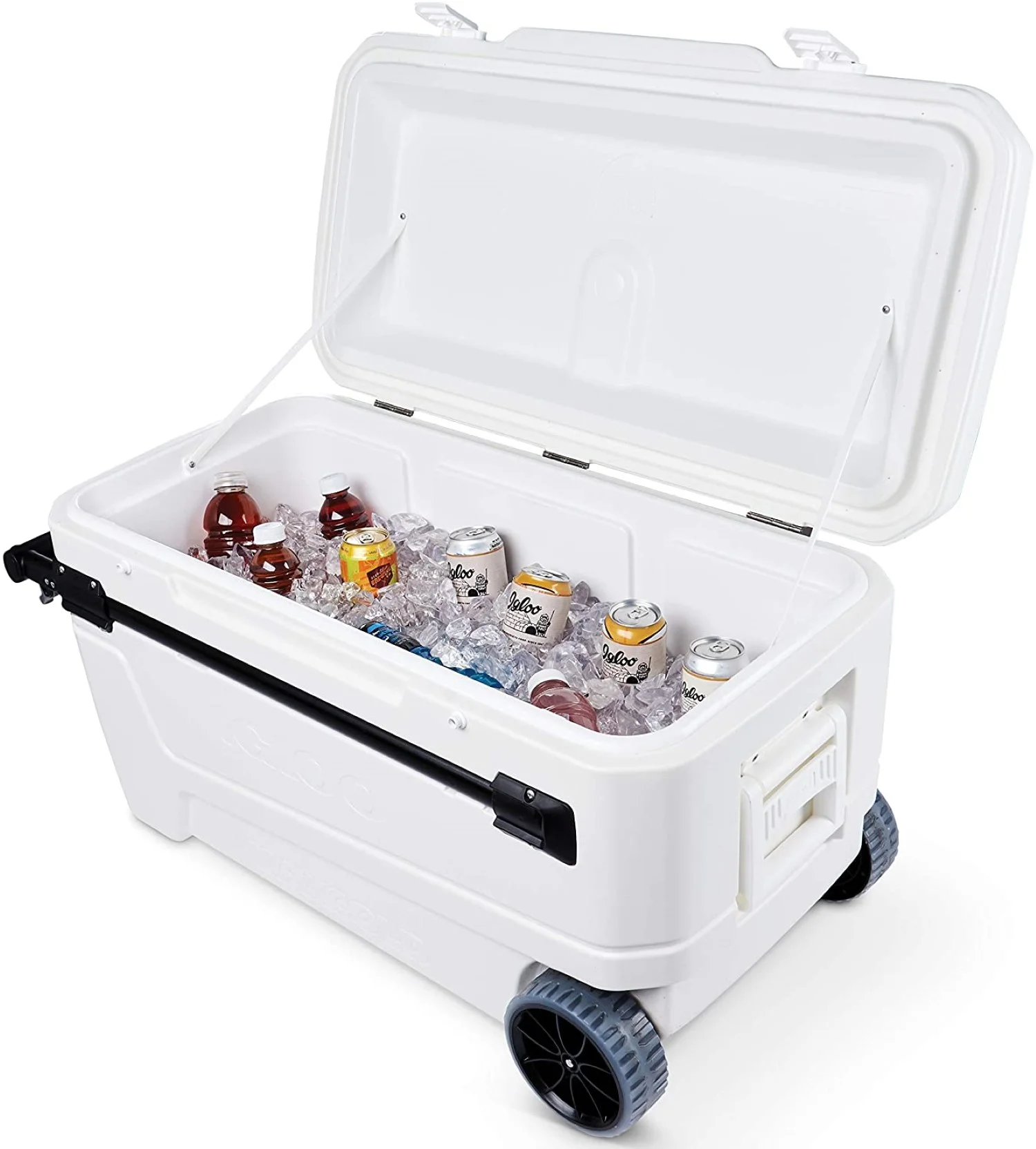 Igloo 50170 110 Qt Glide Pro Portable Large Ice Chest Wheeled Cooler