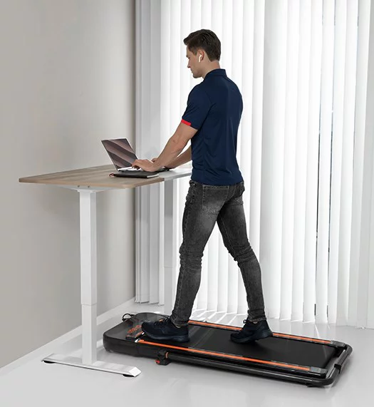 TFCFL Walking Pad Under Desk Treadmill, Electric Treadmill with Remote Control ,Walking Jogging for Home Office Exercise