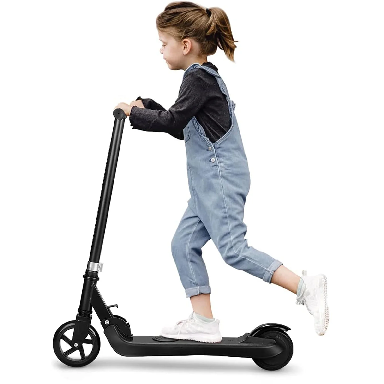 Ridingtimes Q2 23V Electric Scooter Ride on for Kids, up to 132 lbs & 80 Mins of Ride, 5″ Wheels