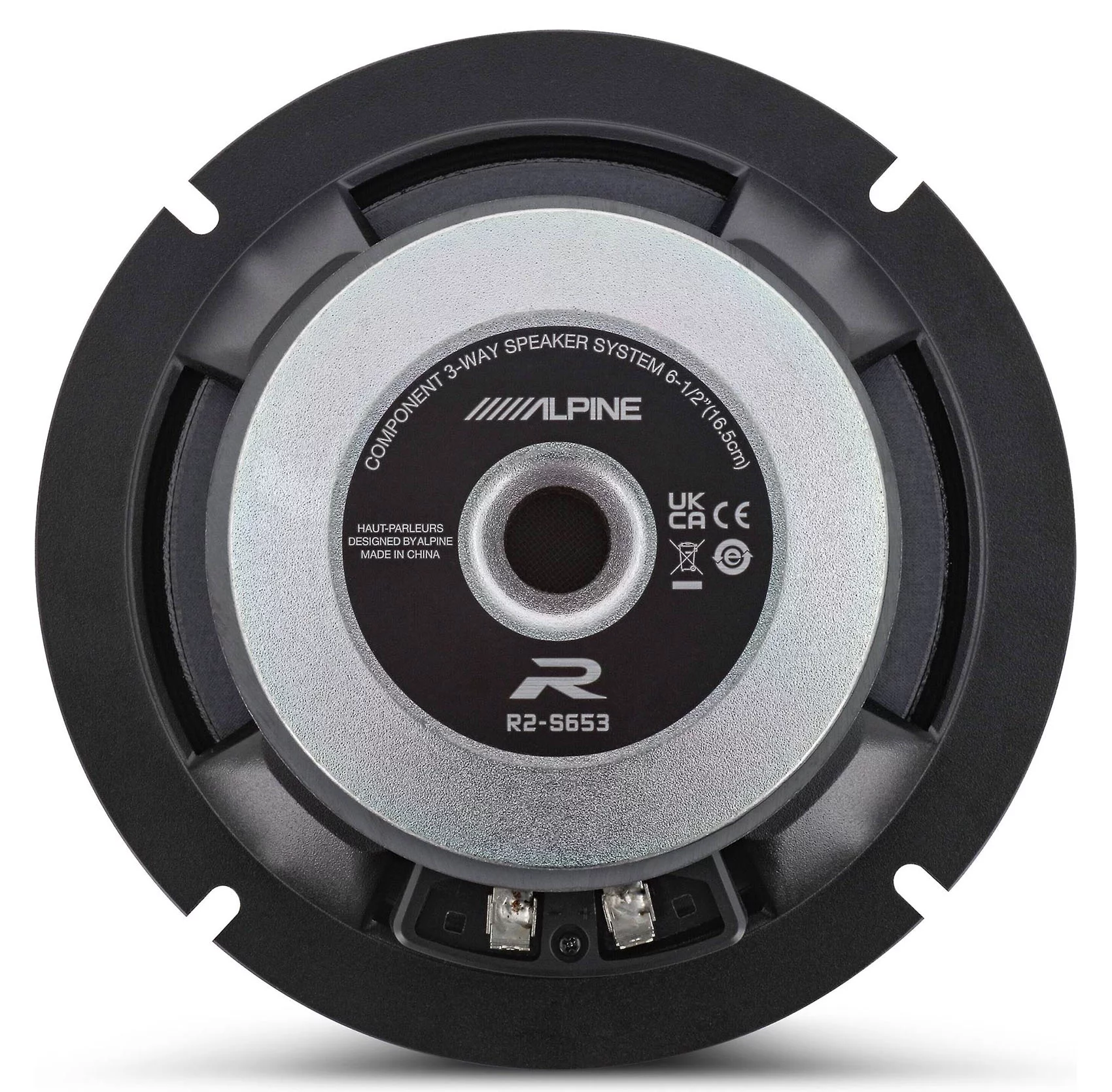 Pair Alpine R2-S653 6.5″ 3-Way Component Car Audio Speakers High-Resolution